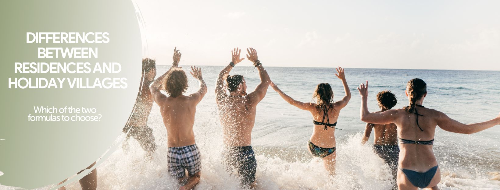 What are the differences between residences and holiday villages