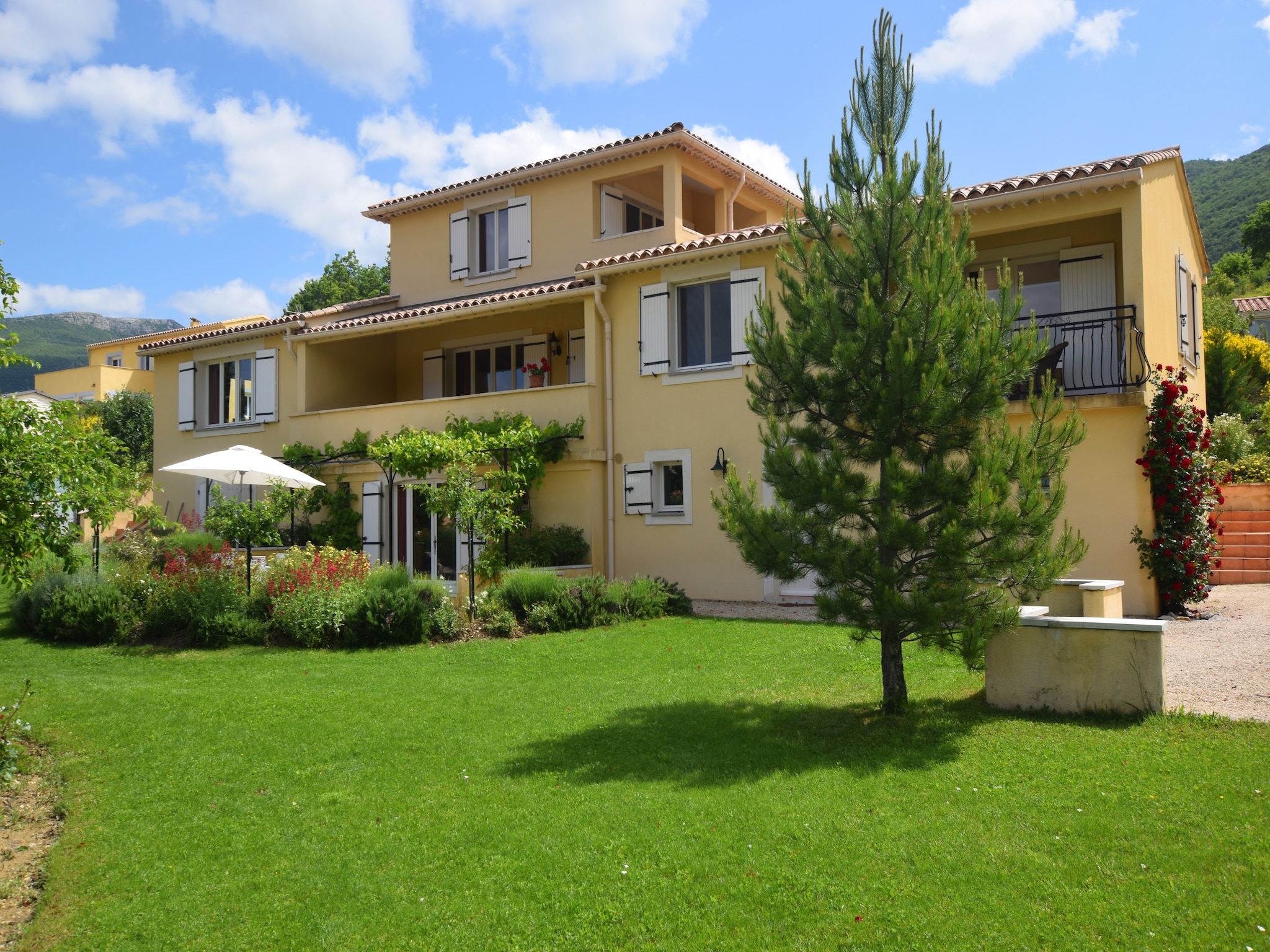 Charming Apartment in Montbrun-les-Bains with Balcony