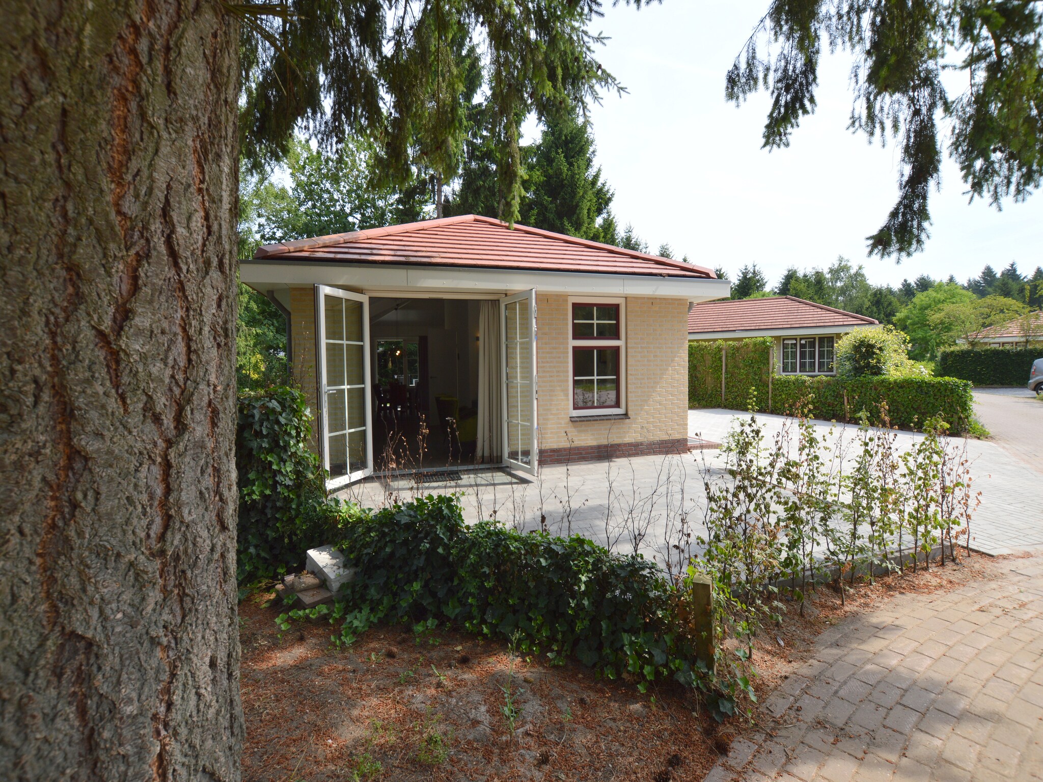 Contemporary holiday home on the Veluwe with sauna and hottub in the garden
