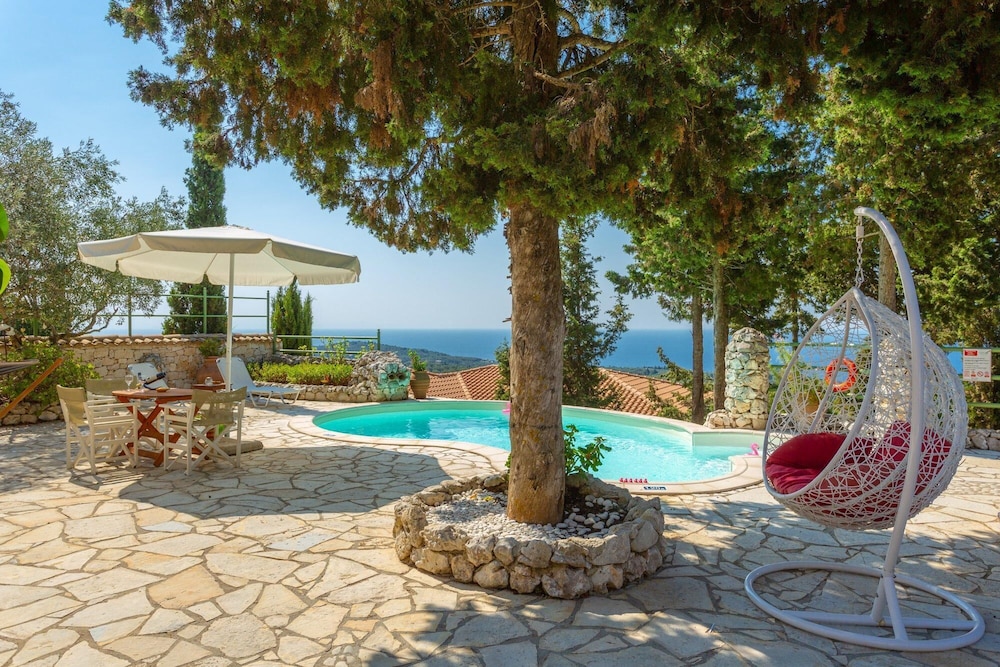 Villa Gallini Large Private Pool Walk to Beach Sea Views A C Wifi - 979