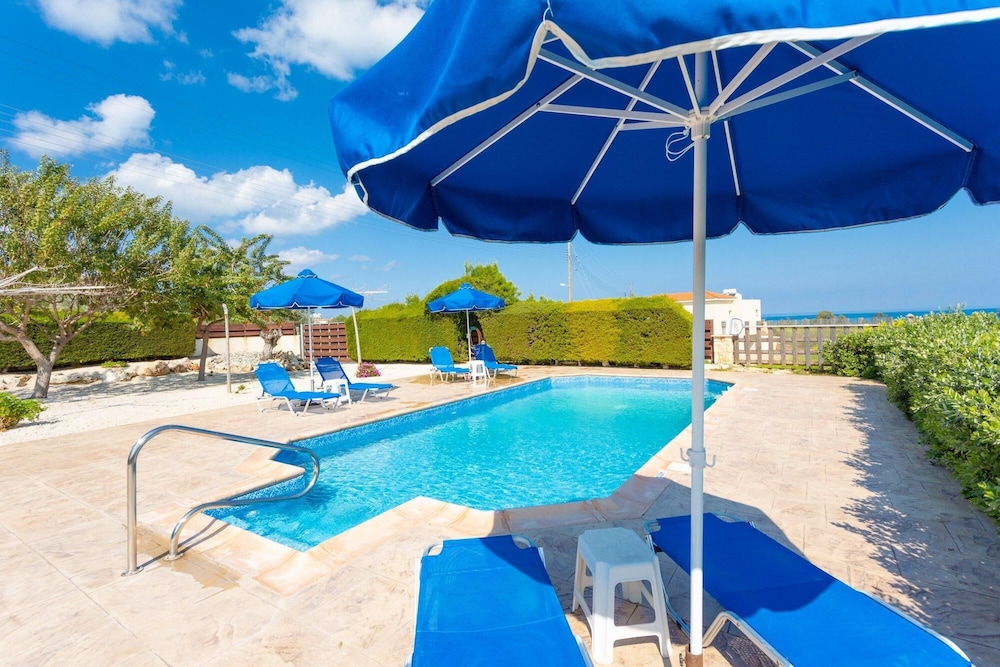 Villa Prodromos Large Private Pool Walk to Beach Sea Views A C Wifi Eco-friendly - 1924
