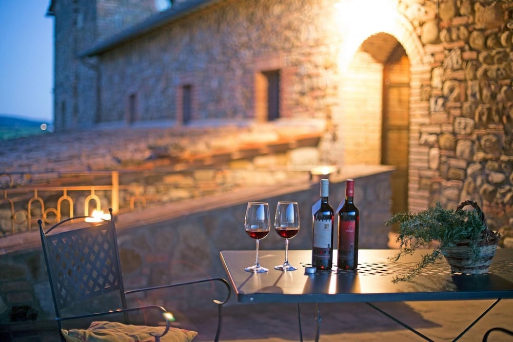 Typical Stone House Looking Banfi Wineries
