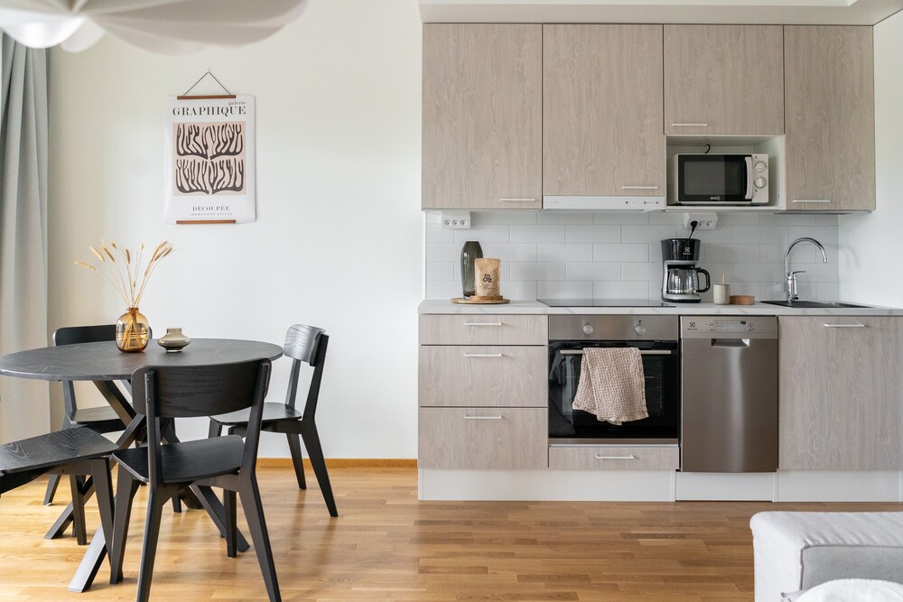 Private sauna and balcony in Kakola