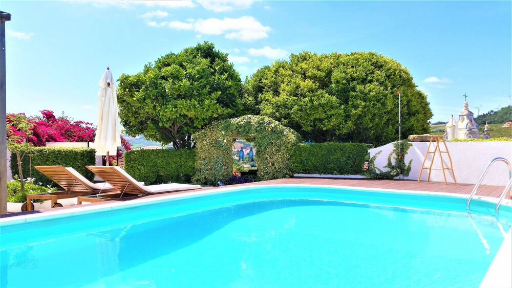 Studio with private swimming salt water pool, not shared, garden and BBQ.