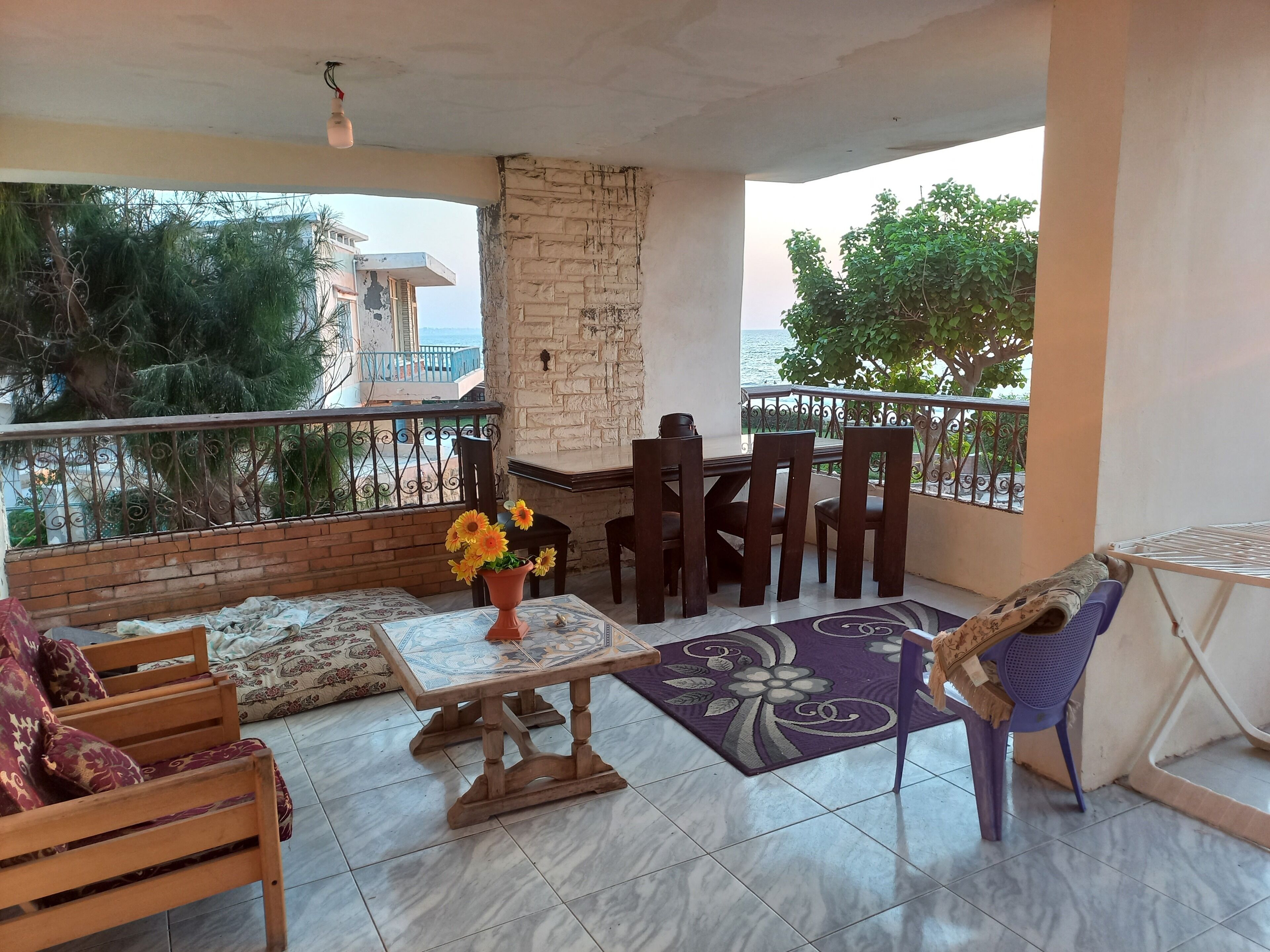 Big apartment in villa on the sea.very romantic &quit place with special beache