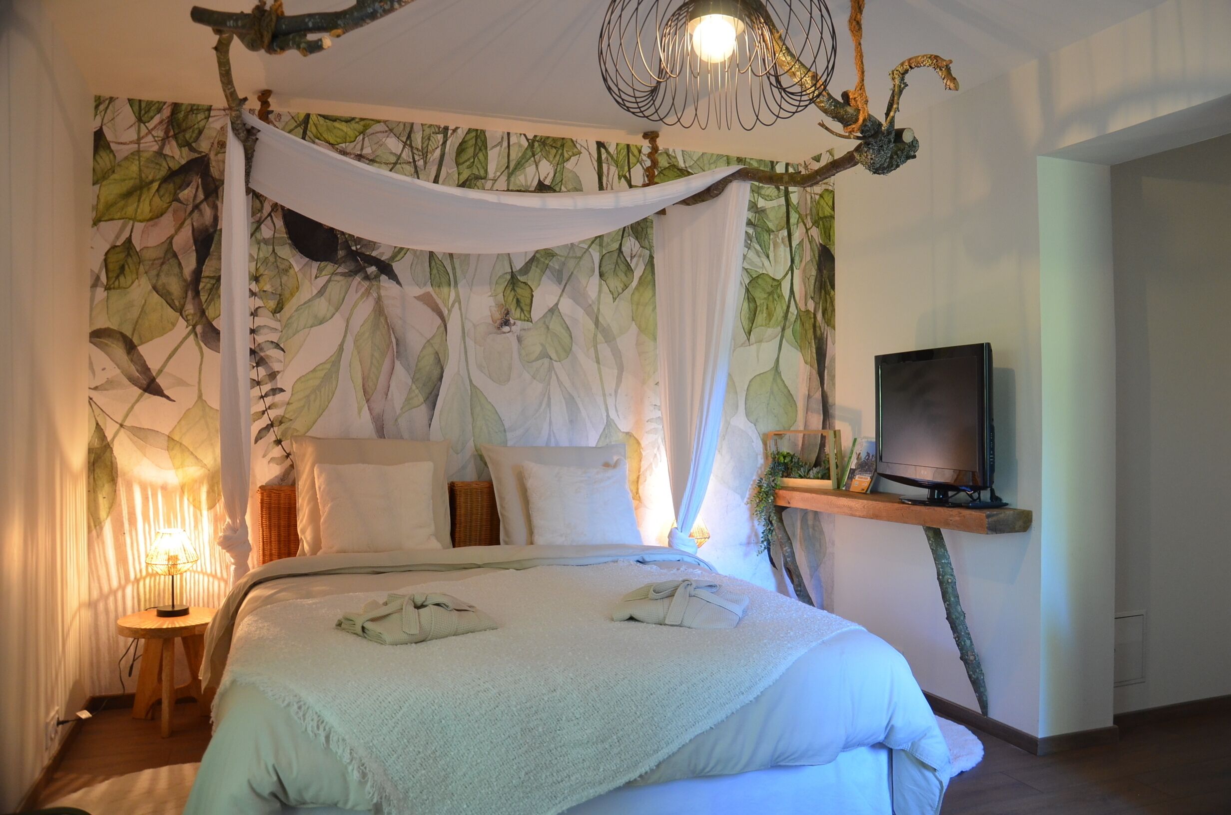 Chambre D'hôtes Avec Jacuzzi L'envol du Coquelicot