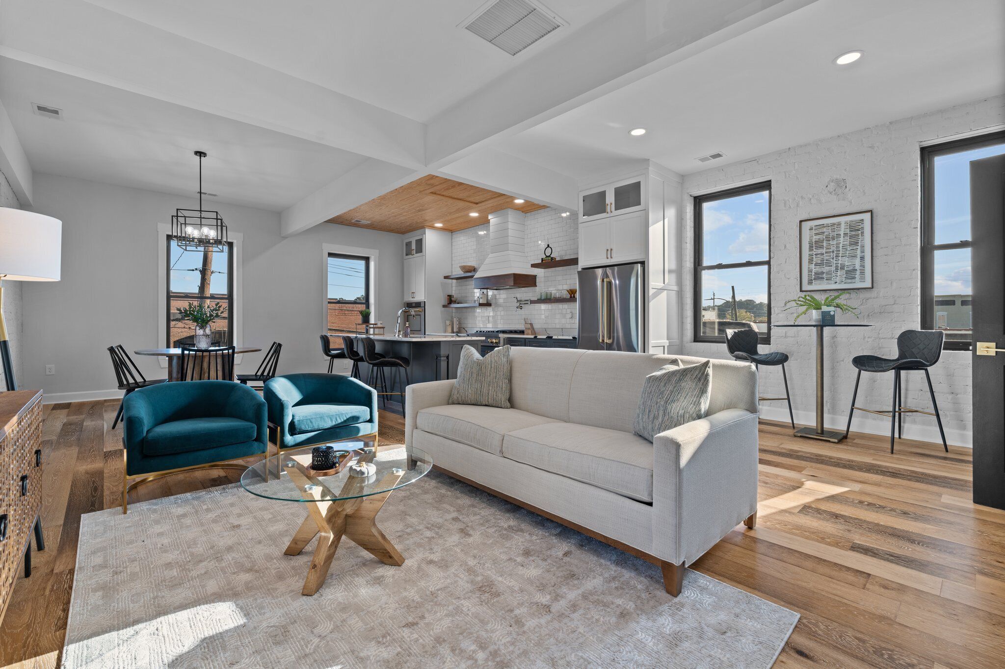 Loft Apartment overlooking downtown Lillington, NC. 