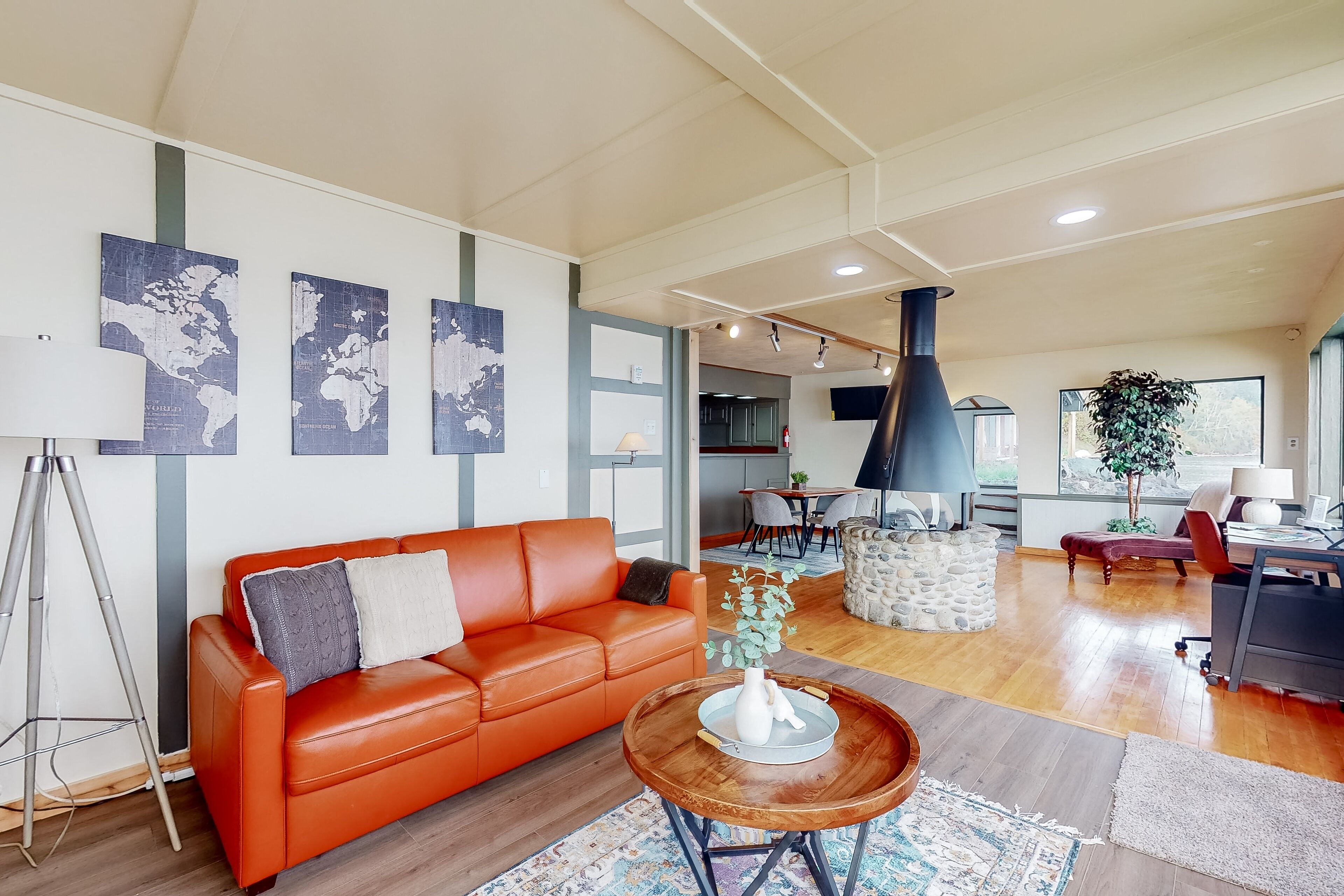 Enchanting & tranquil waterfront escape with patio, fire pit, & amazing views