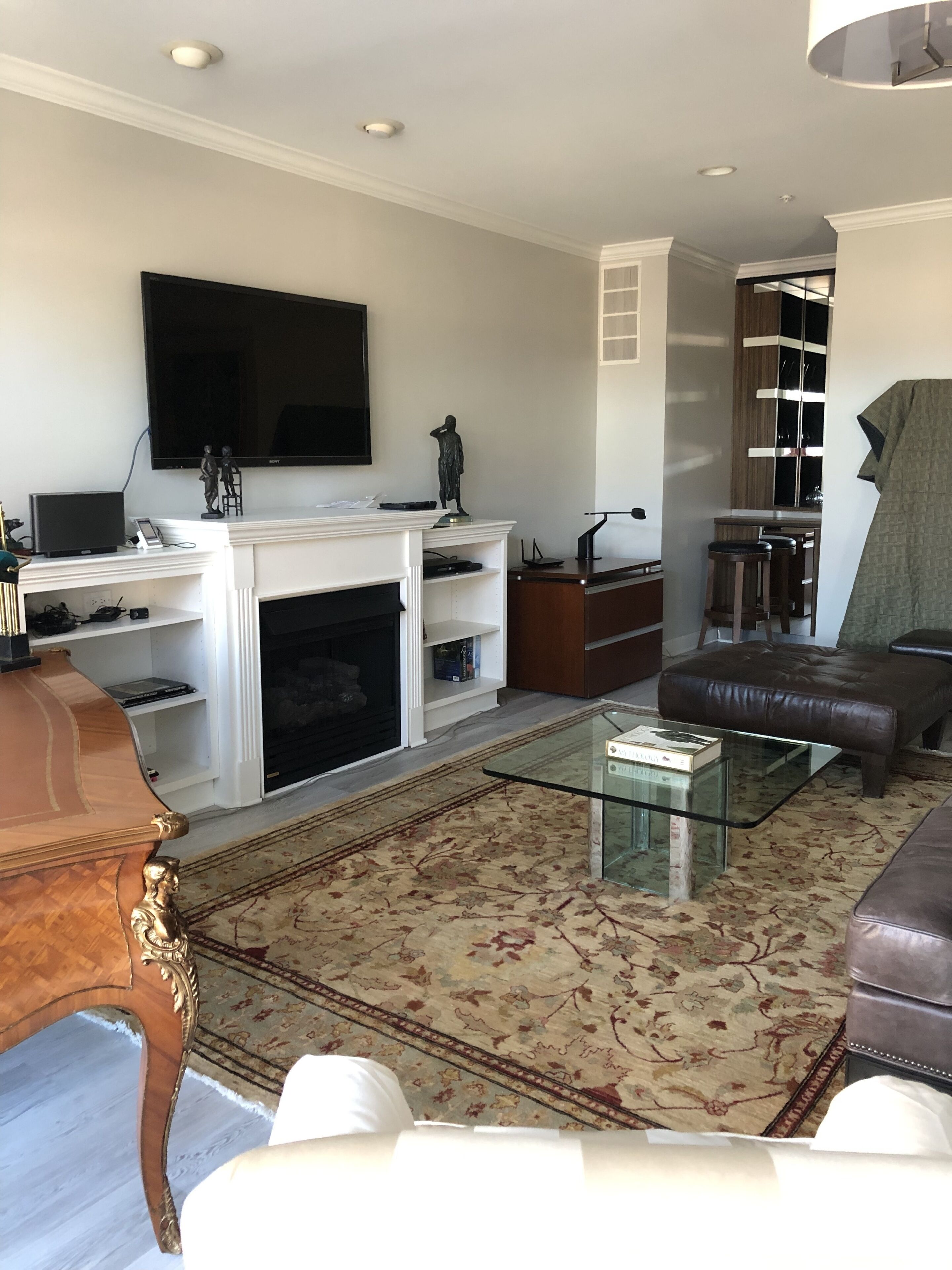 Expansive, Bright Condo with Volume  Ceilings. Extra office, conference room.