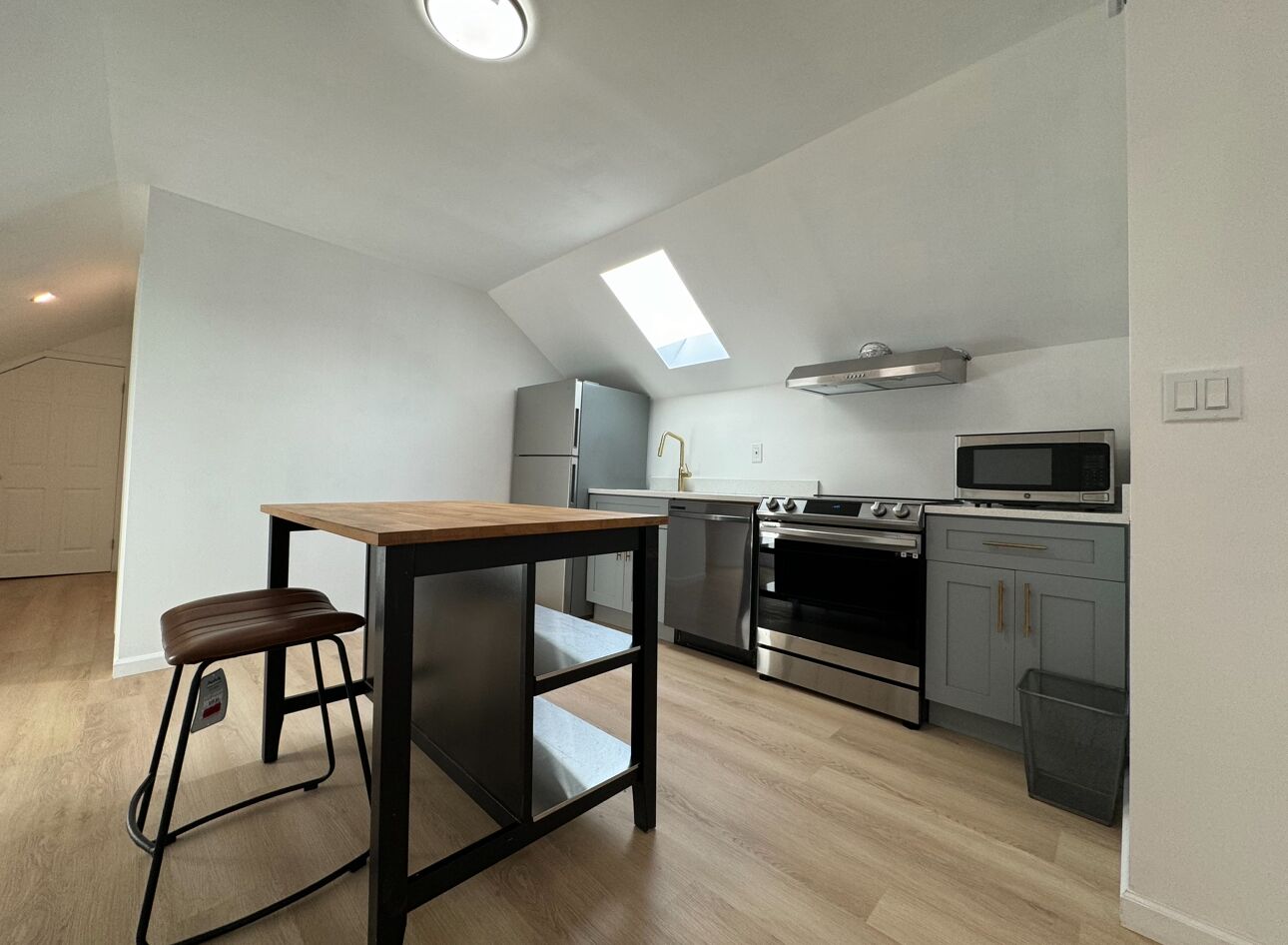 Delightful entire 1 bed rm apartment w/skylight - walk to Capitol Theater &Train