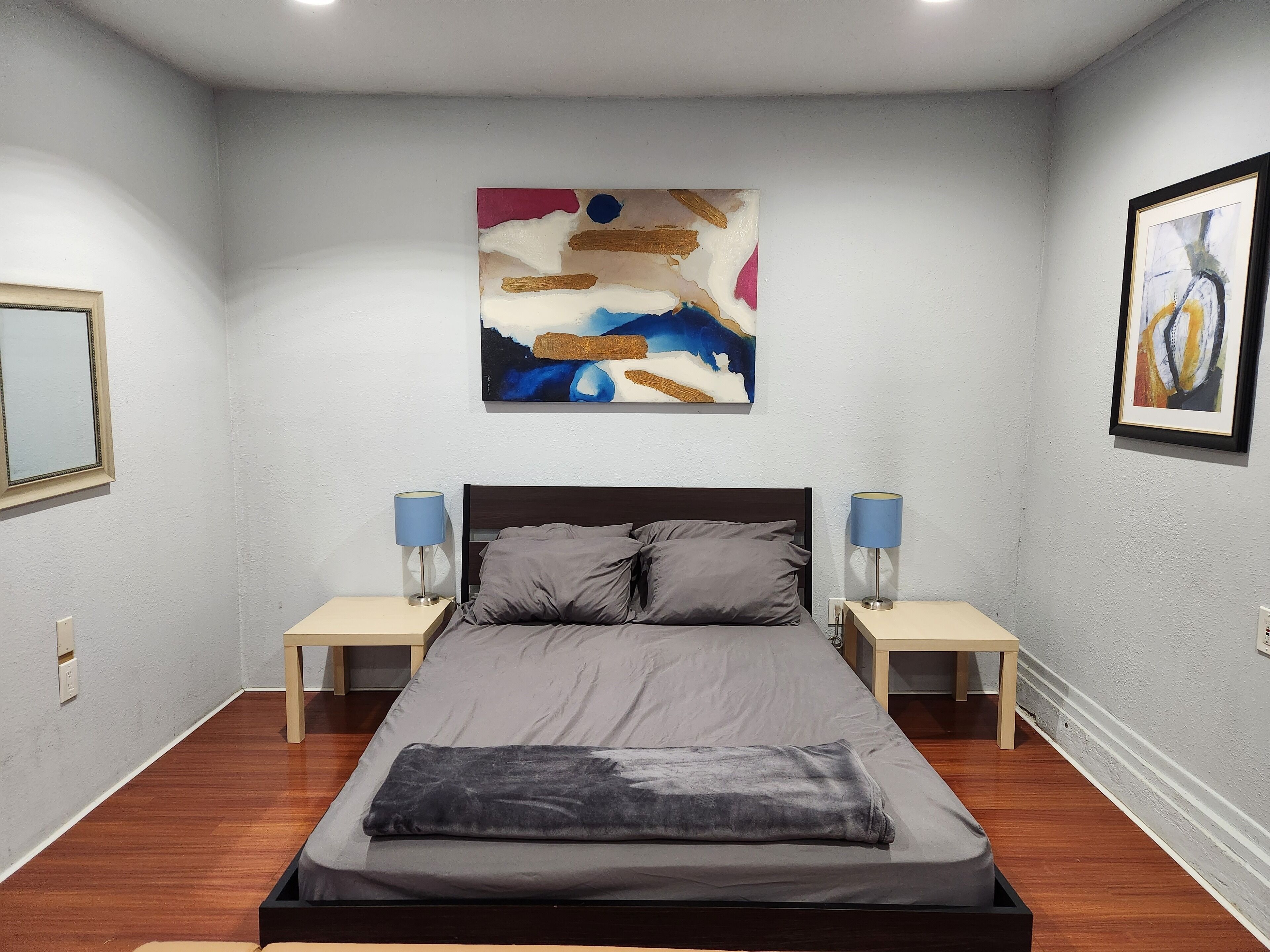 Private suite with its own entrance 