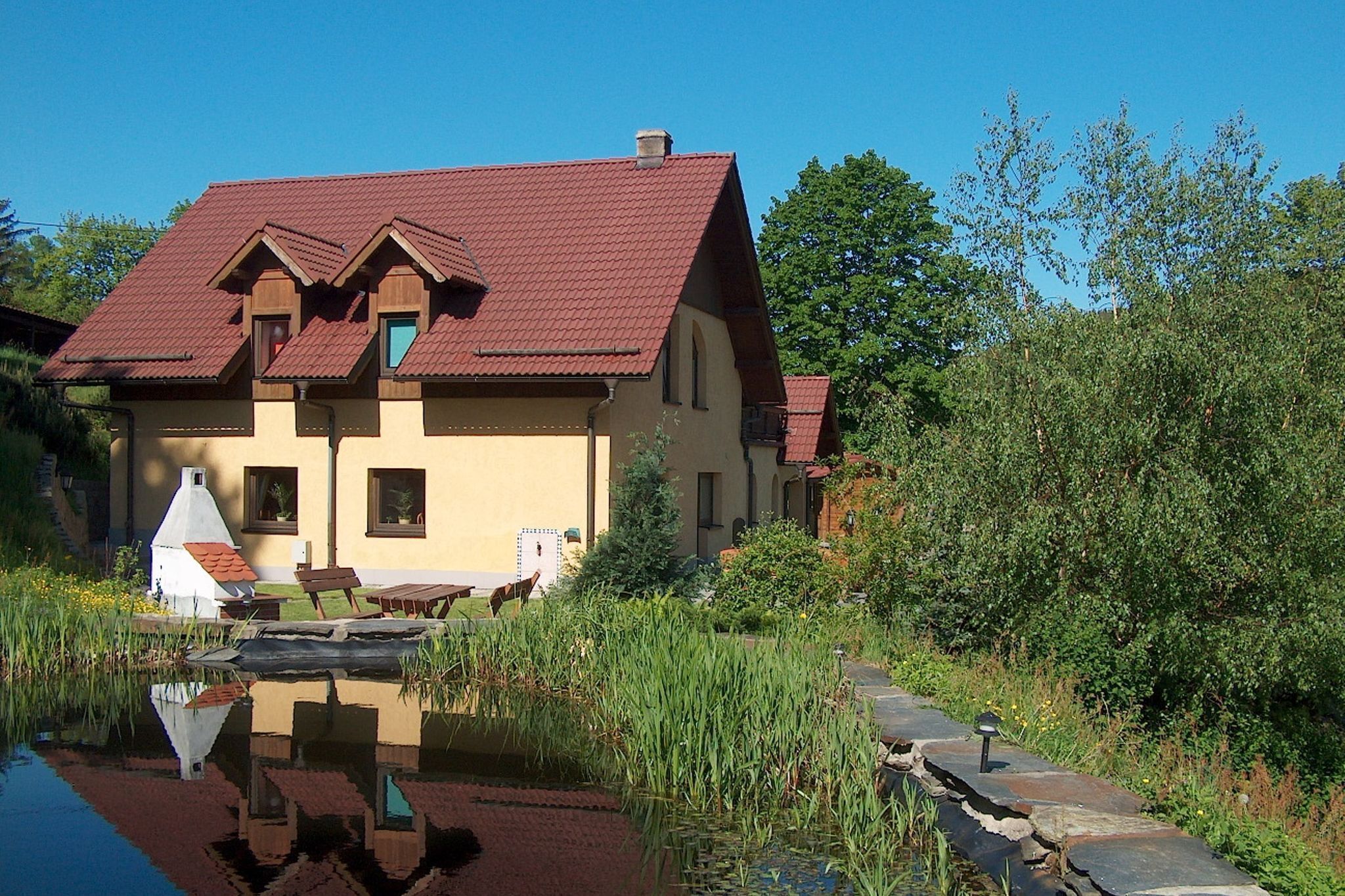 Spacious holiday home in Przesieka with sauna
