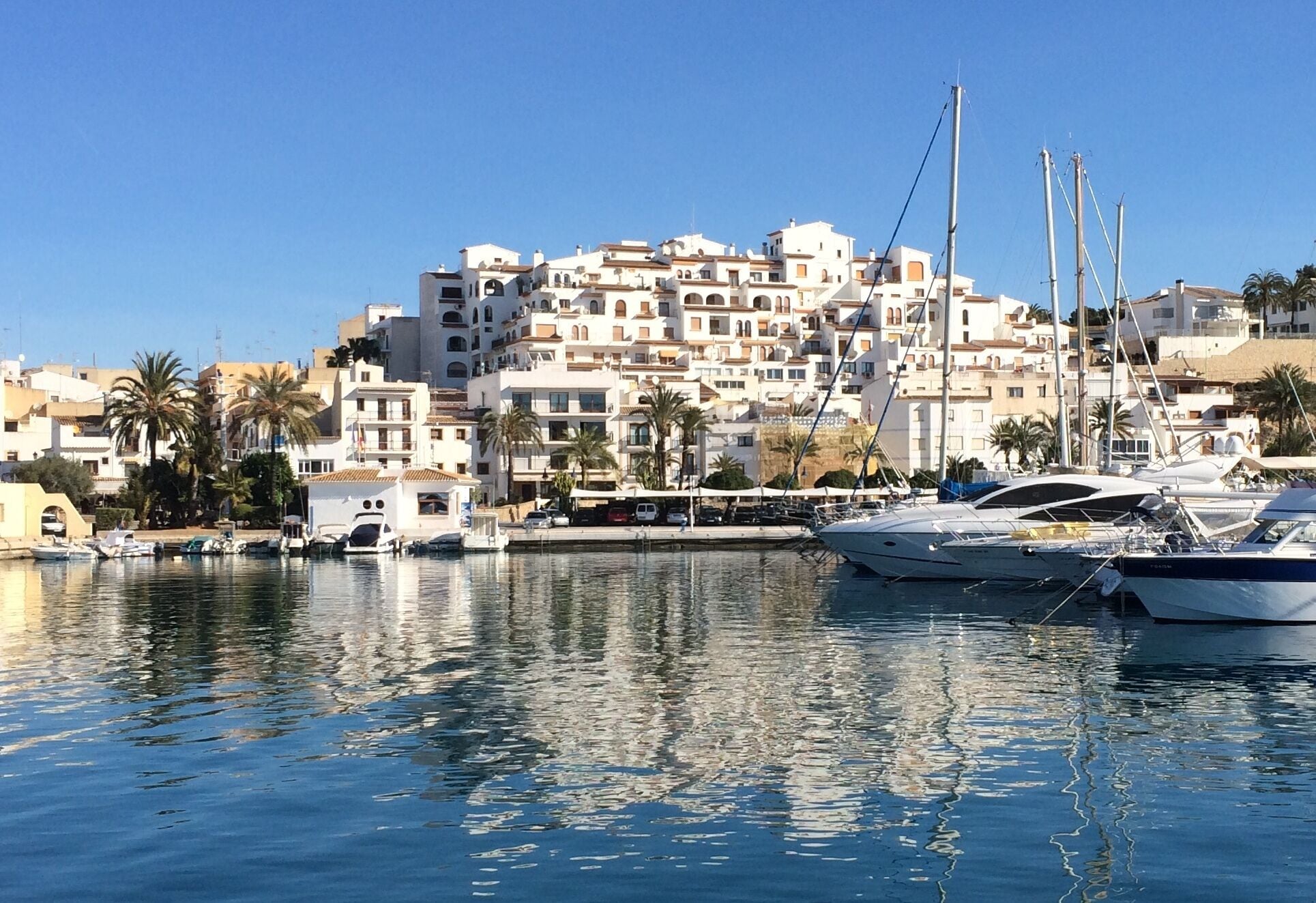 Stunning Sea & Marina Views from this Designer Town Centre Apartment in Moraira.