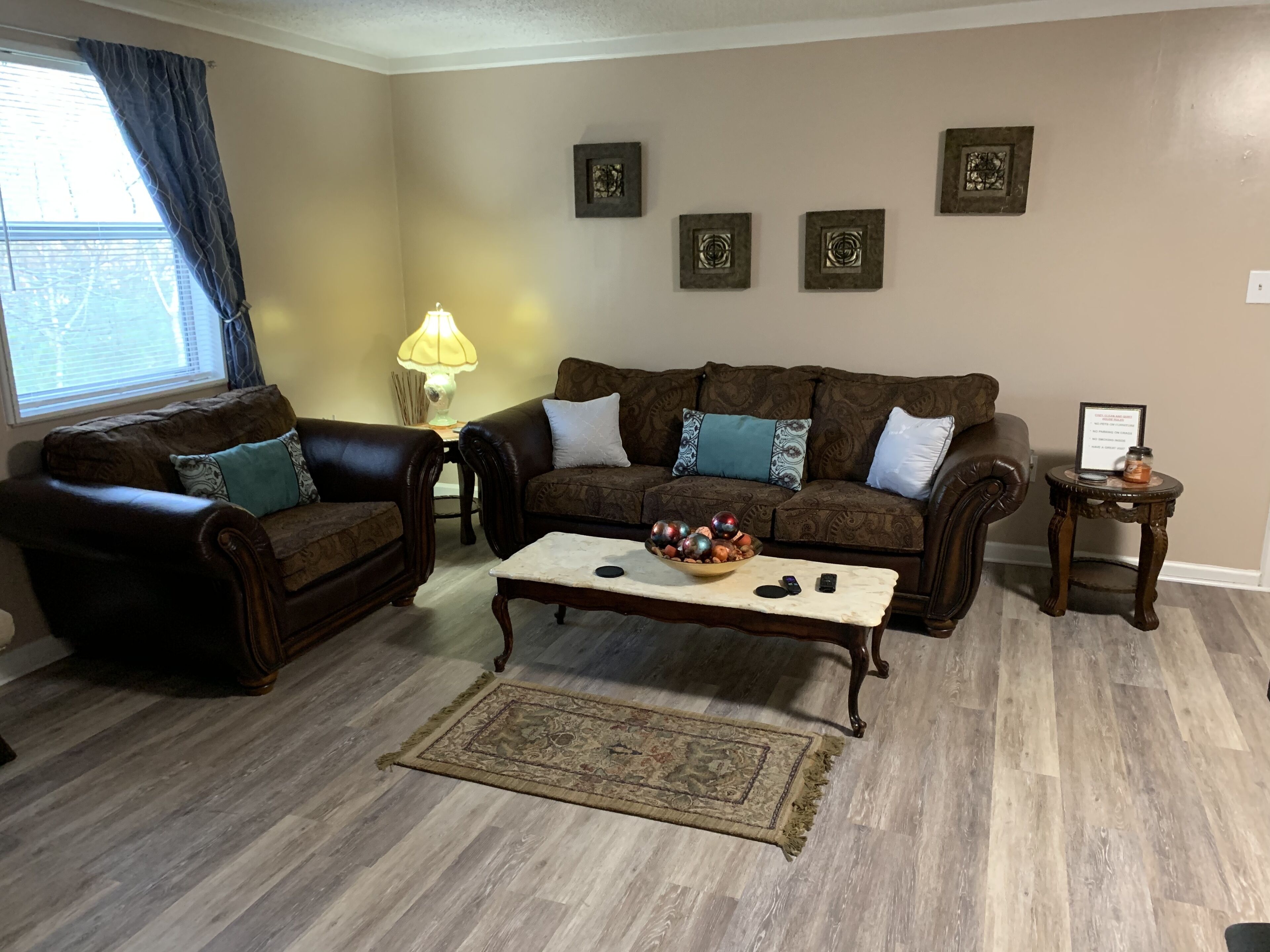 Cozy, clean, country feel