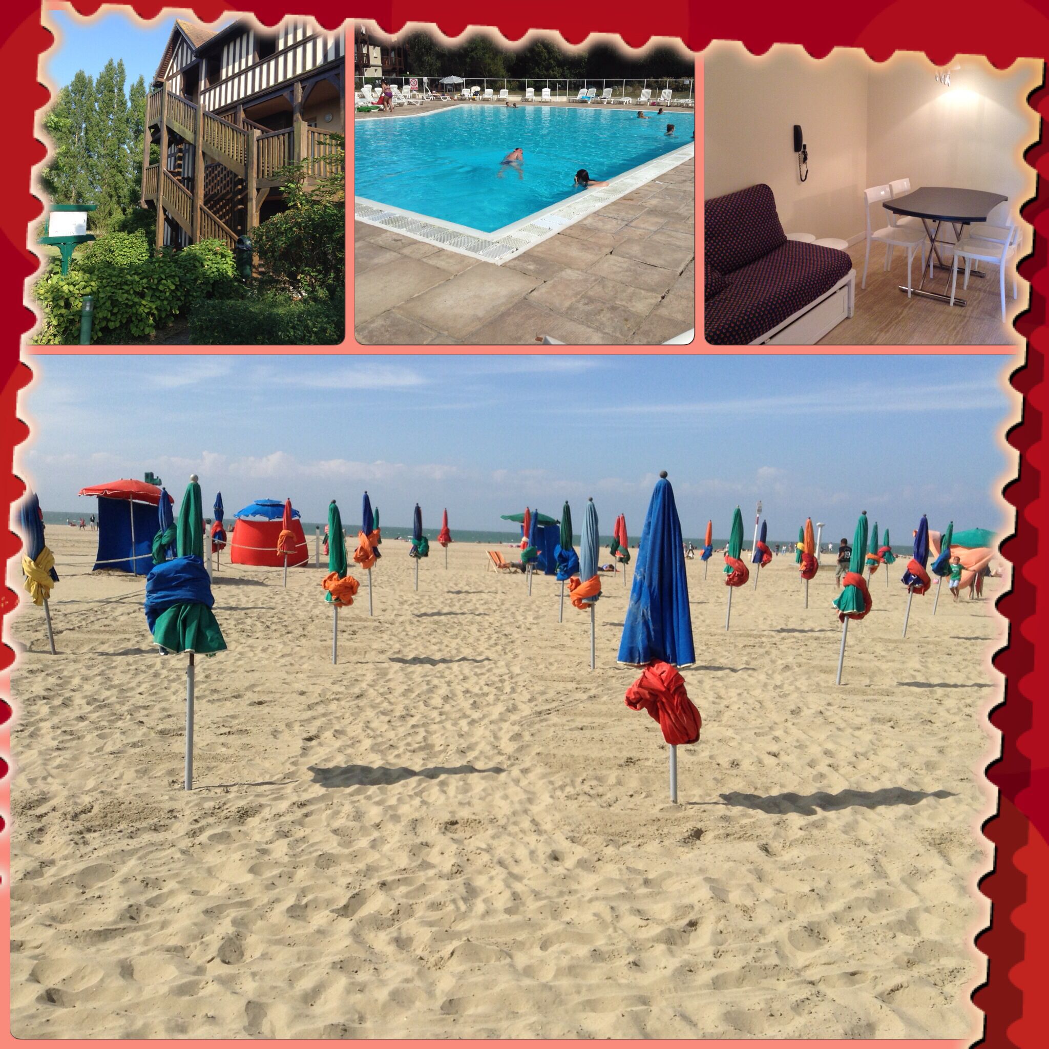 2p-Deauville - Res. P & V Golf Barriere- Close to sea and golf.  Unlimited Wifi 