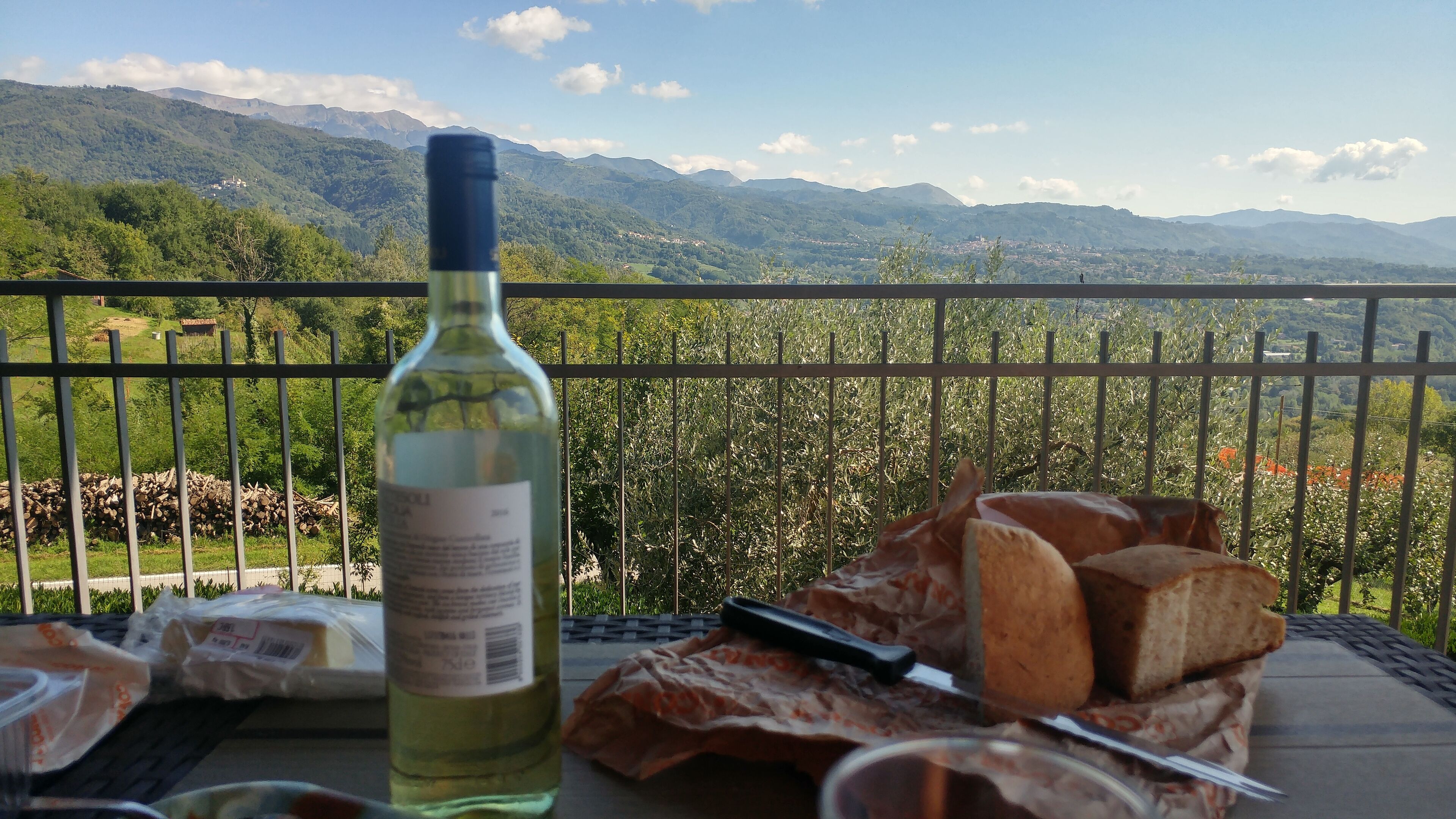 Amazing views from this splendid 3 bedroom villa in Lucca region of Tuscany