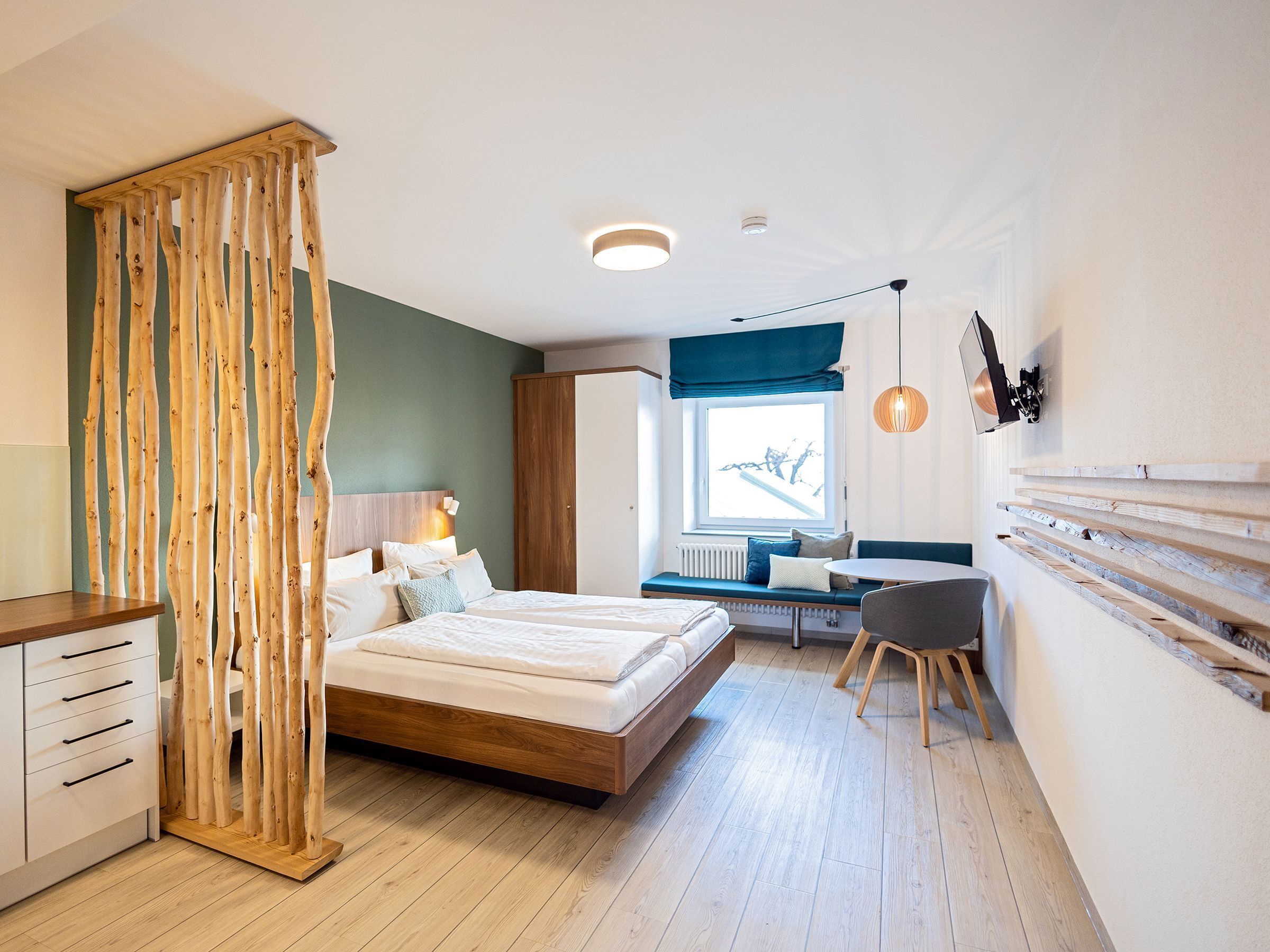Apartment No. 2, 35qm, 1 Wohn-/Schlafraum, max. 2 Personen
