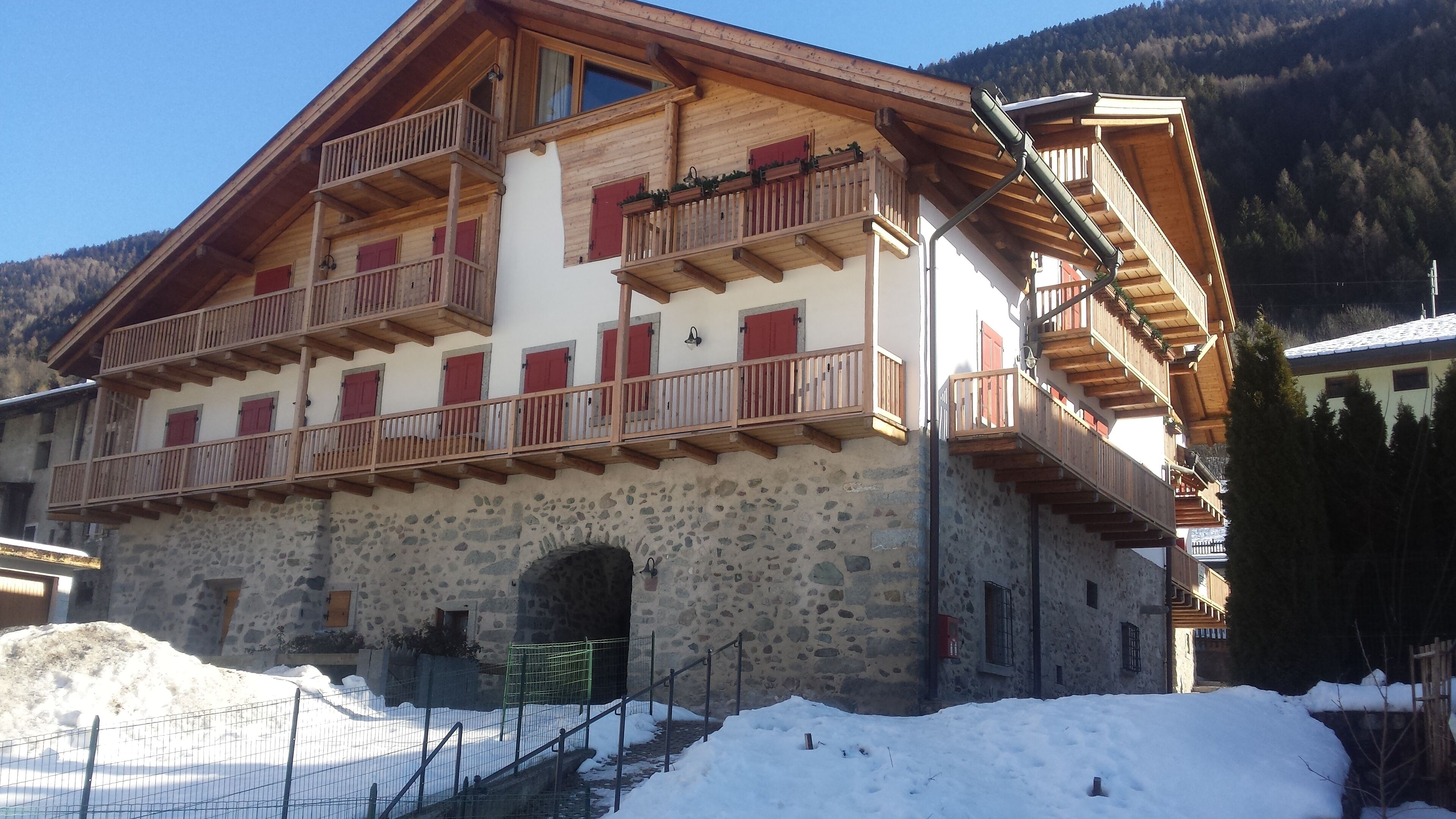 Casa Dai Fre 'is located in a small mountain village; for lovers of peace.