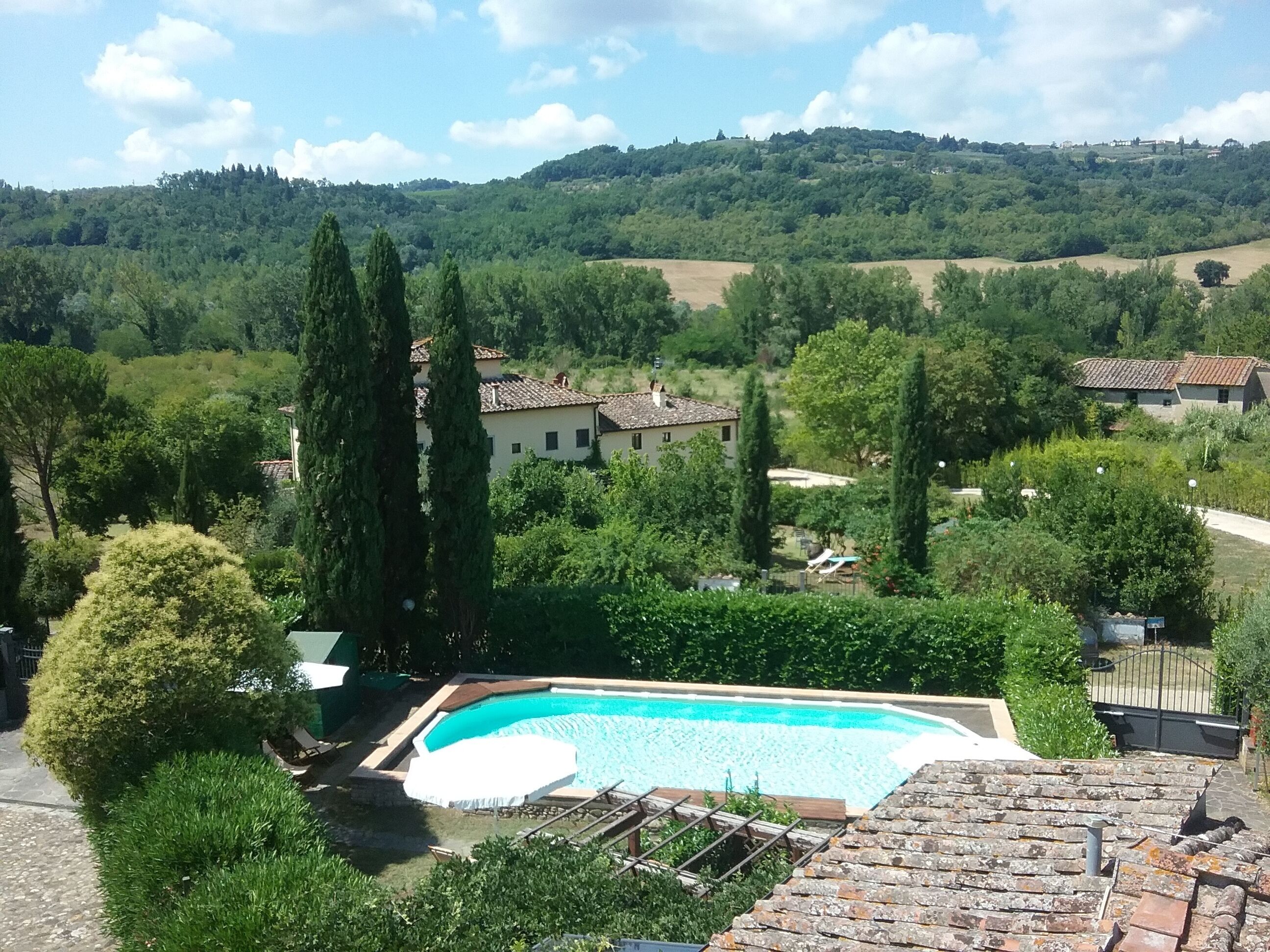 Casale LA FORNACE in Chianti 15 km from Florence, "La Loggia"