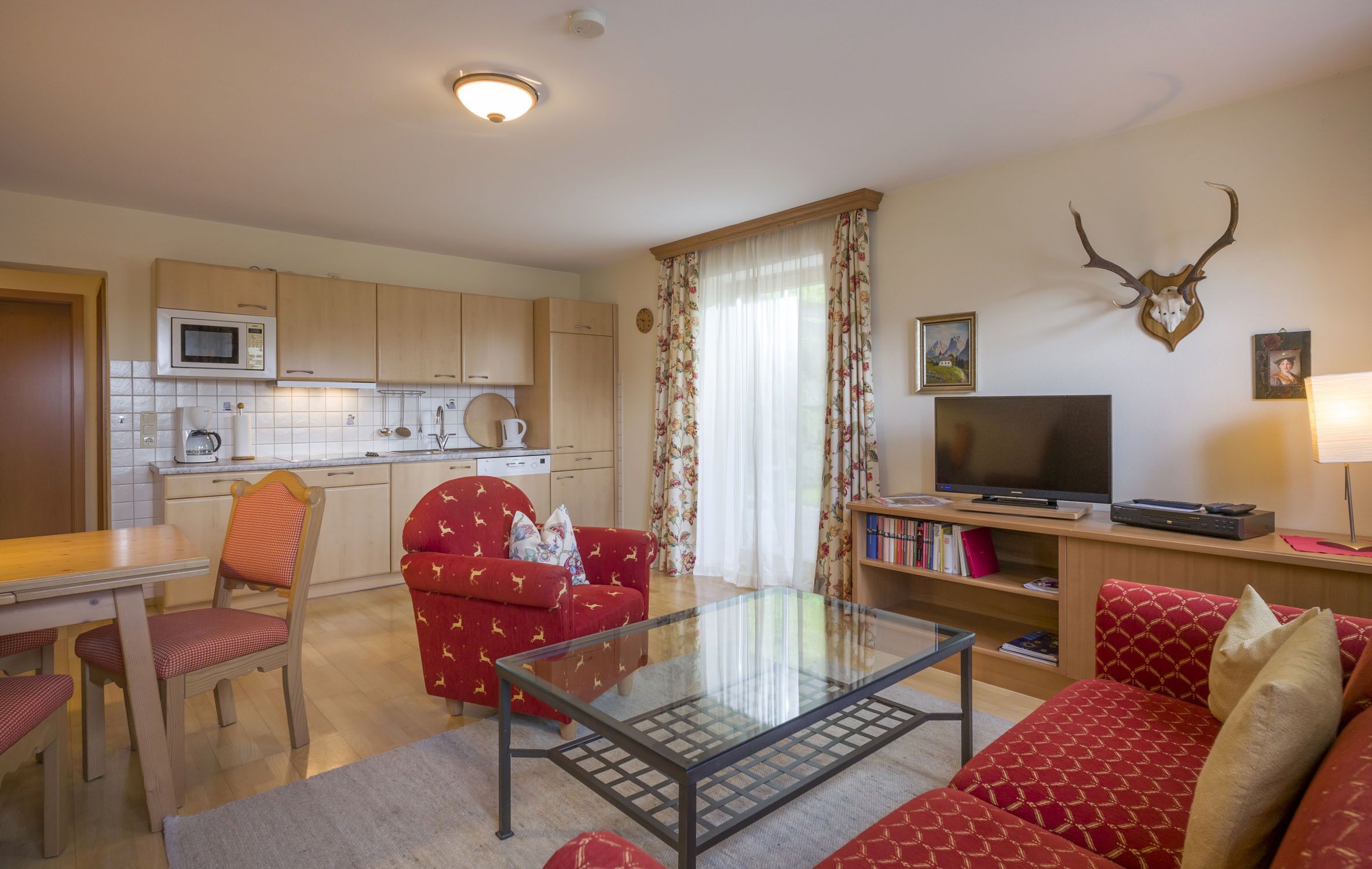 Apartment on the ground floor of a new building, 45 square meters with a terrace