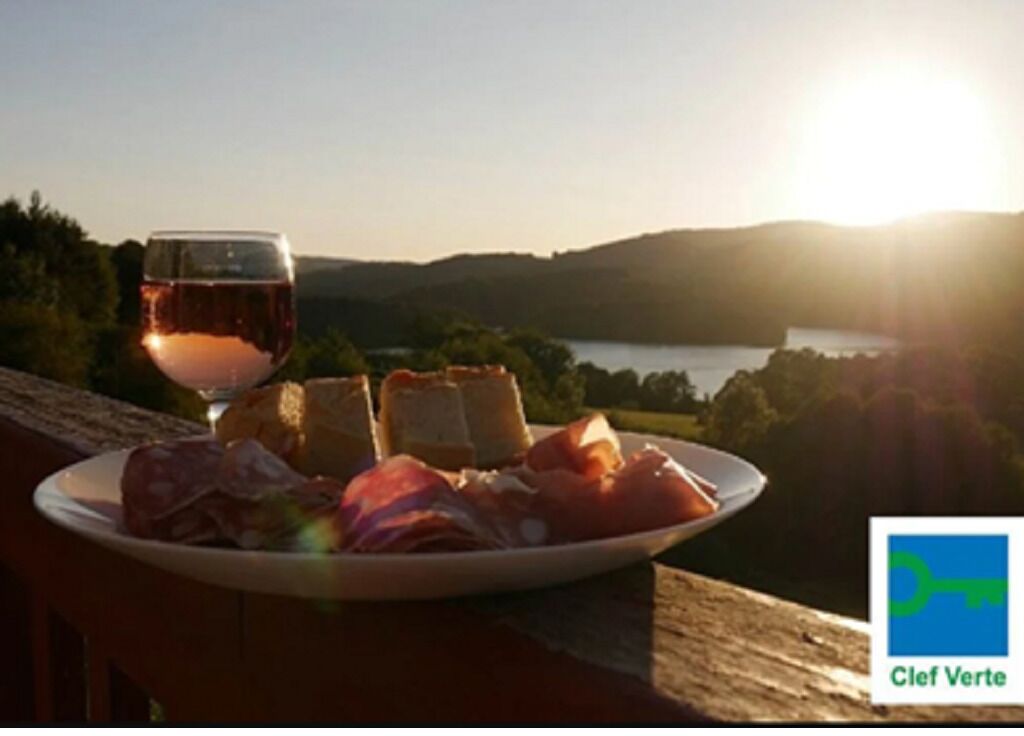 Holiday rental with pool and views of Lake Raviège 