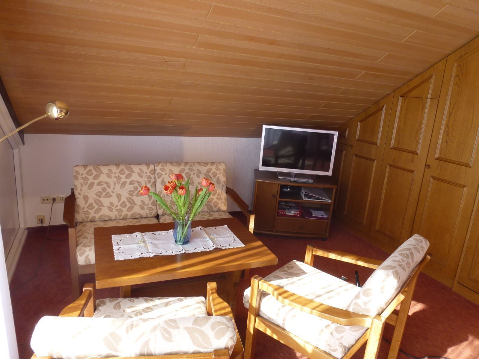 Ferienwohnung 2, 45qm, 1 Schlafzimmer, 1 Wohn-/Schlafraum, max. 4 Personen