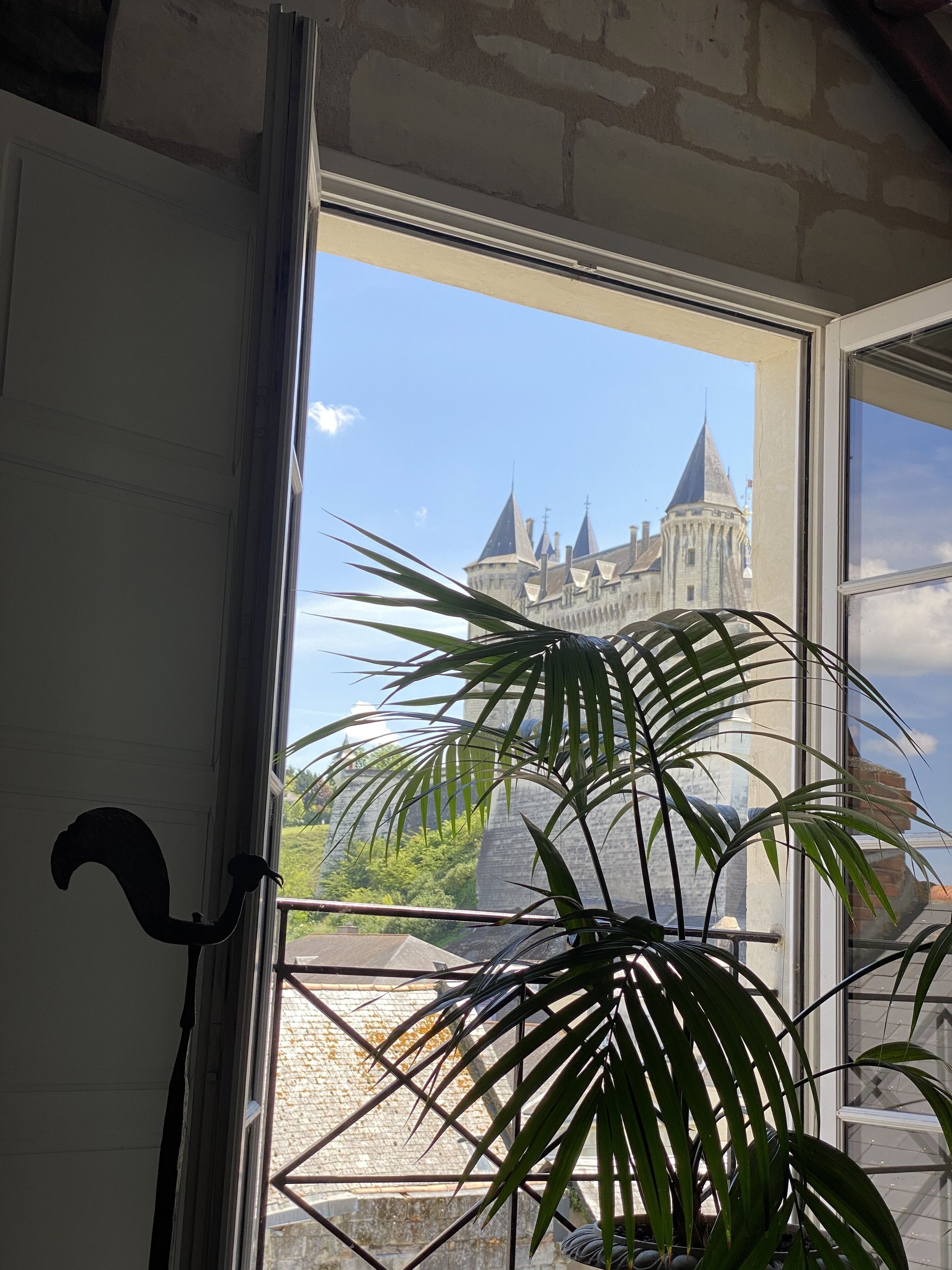 3000 sq f, in the old  Saumur city , along the Loire river. Charm & great views