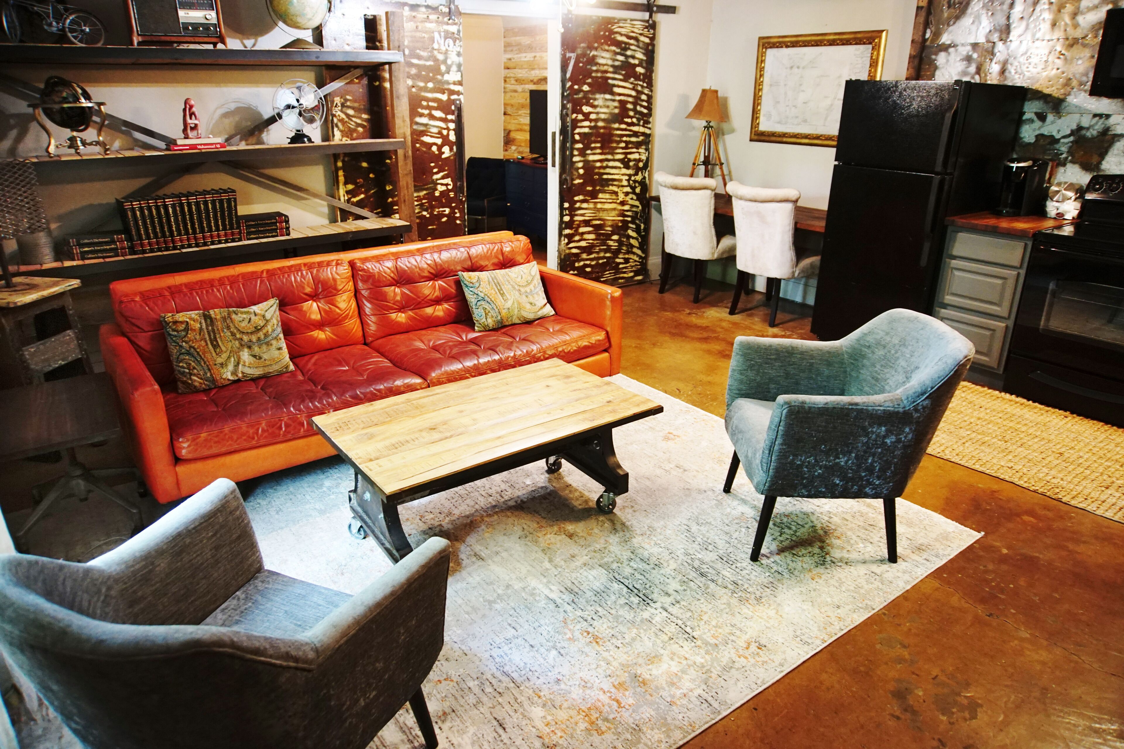 Industrial chic guesthouse