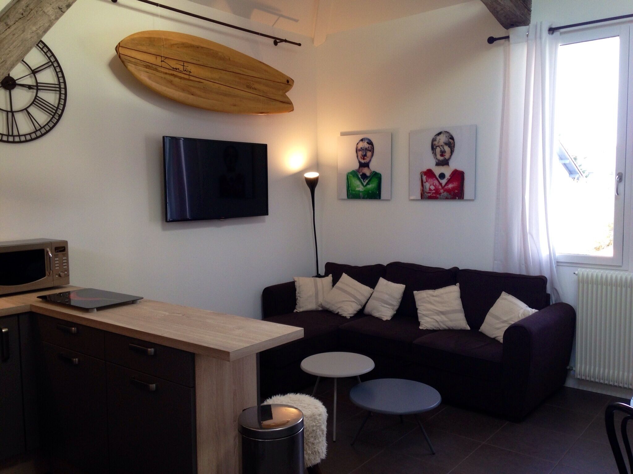 2 ROOMS + MEZZANINE. All Biarritz on foot. 