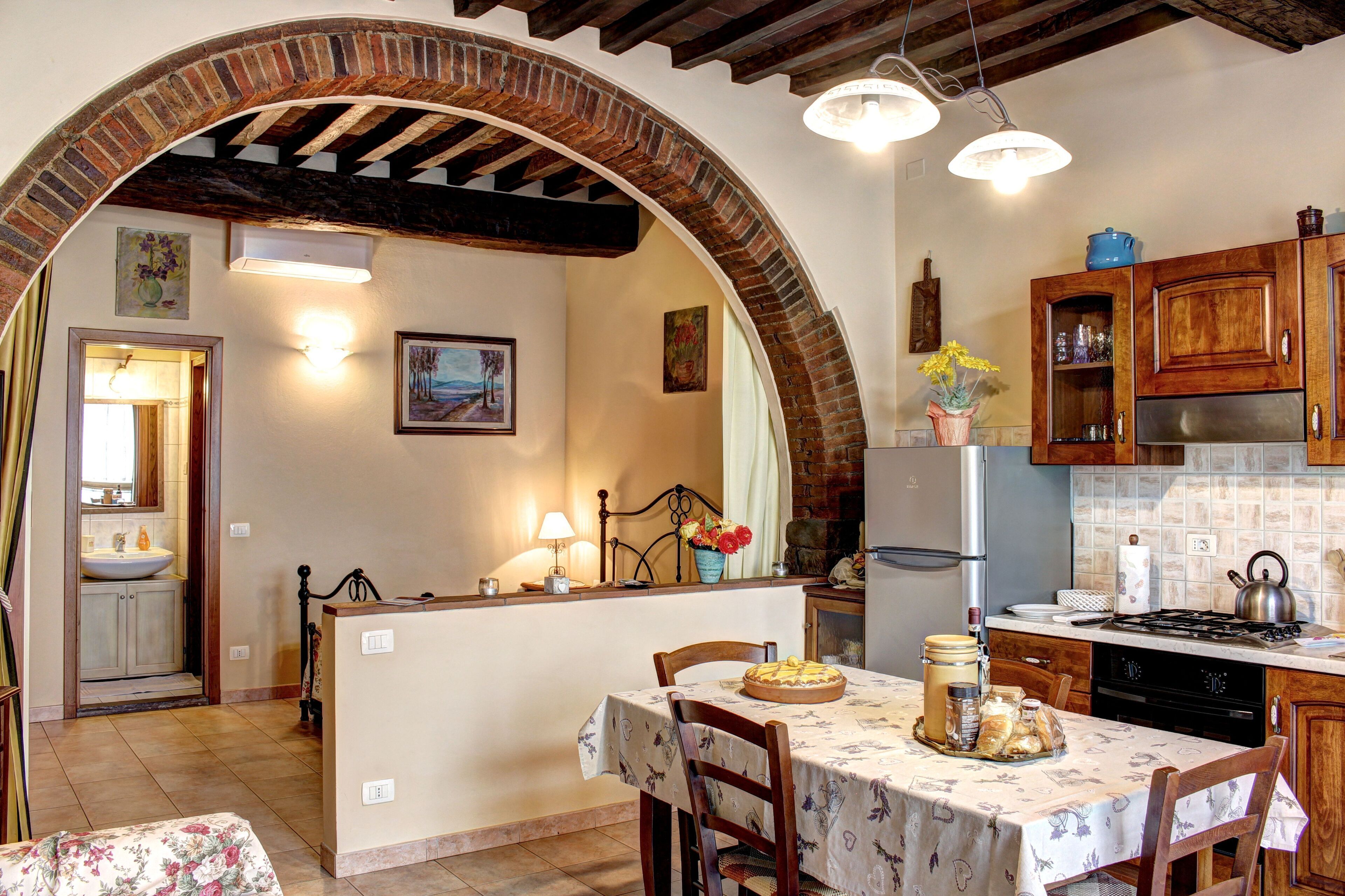 Typical rustic apartment in the heart of Tuscany, Chianti area, Florence.