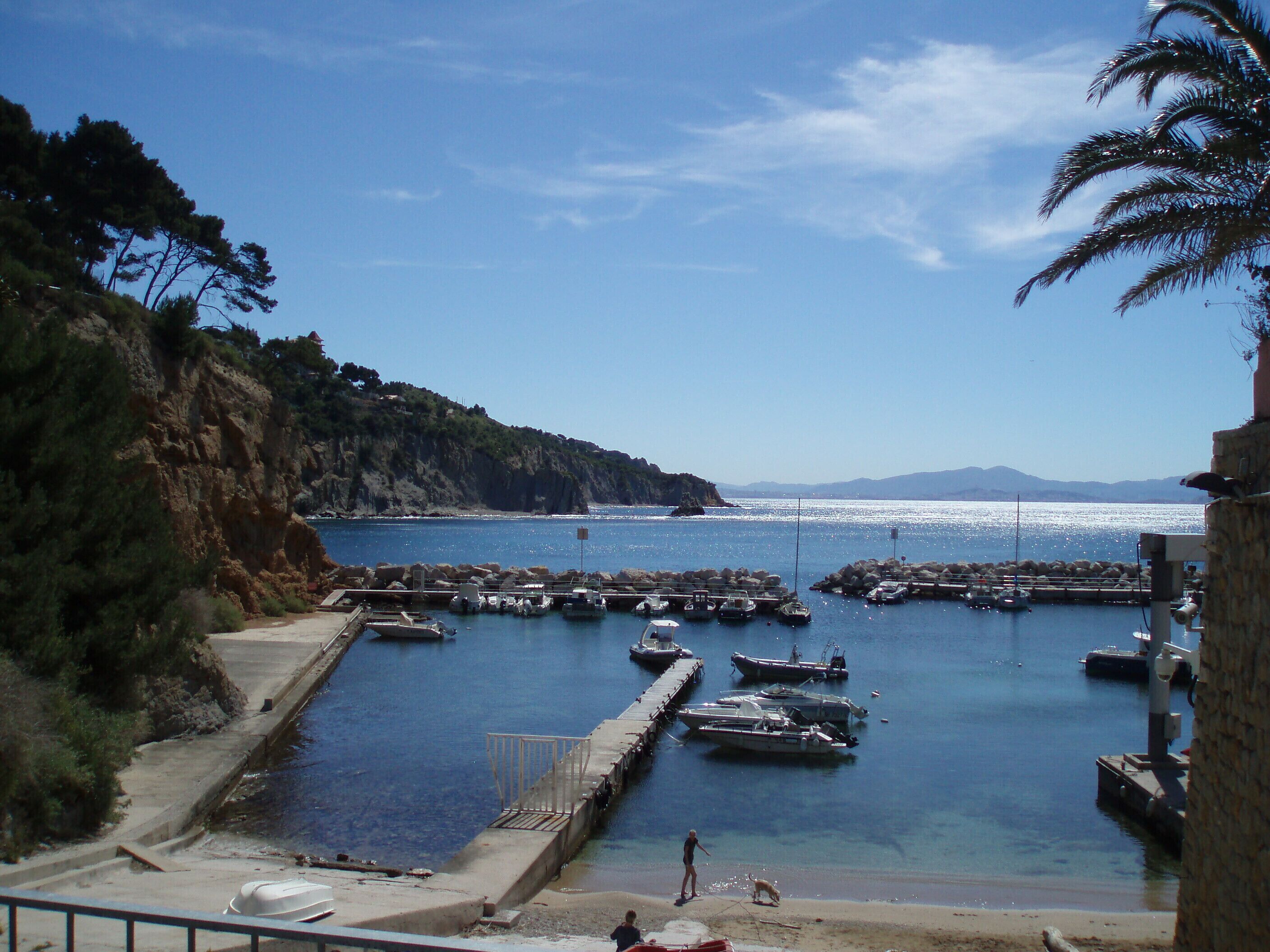 The creeks, the sea, the hikes and a beautiful apartment with swimming pool.