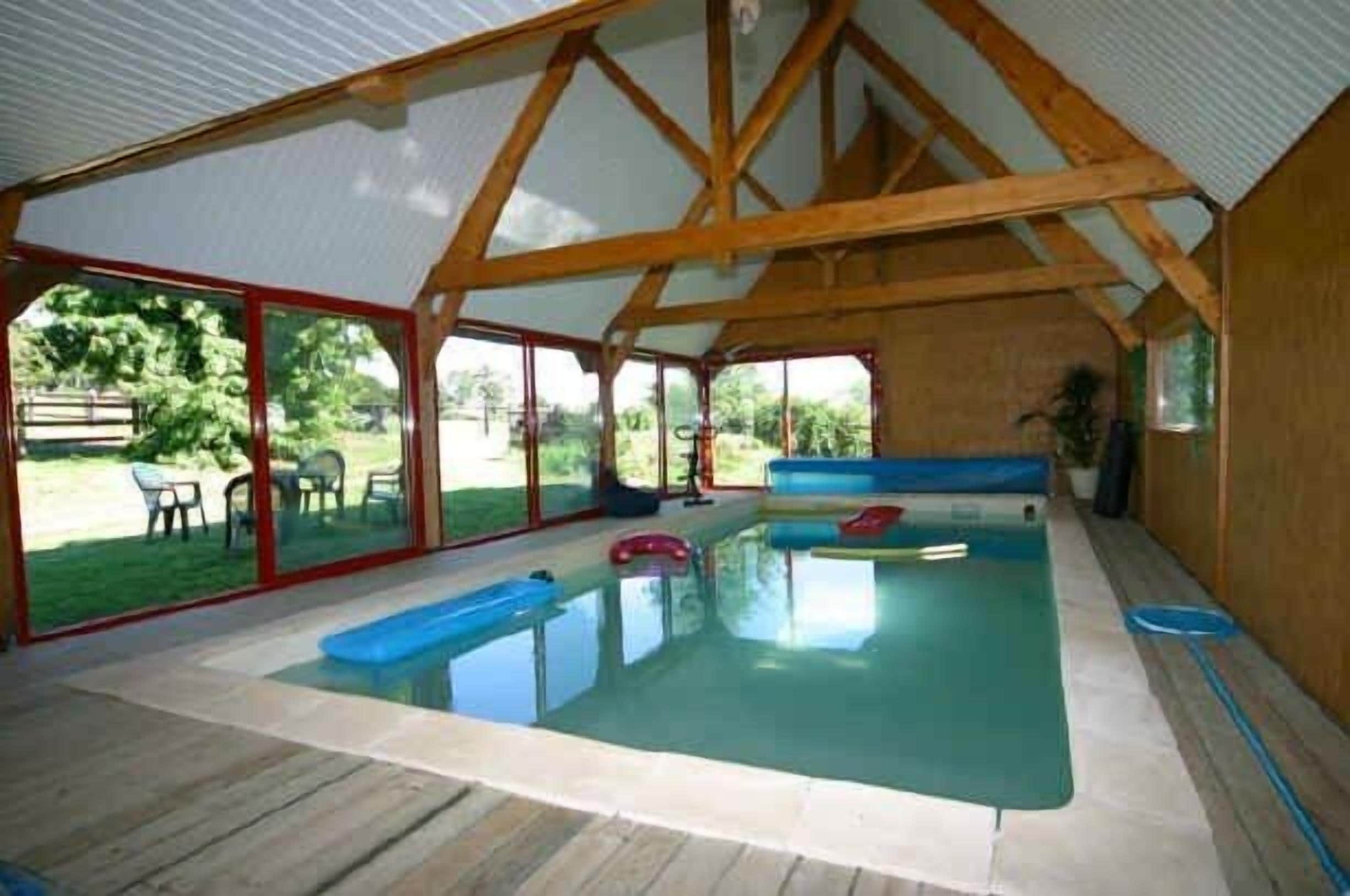 STUDIO with indoor pool in 10 mm DEAUVILLE stud farm