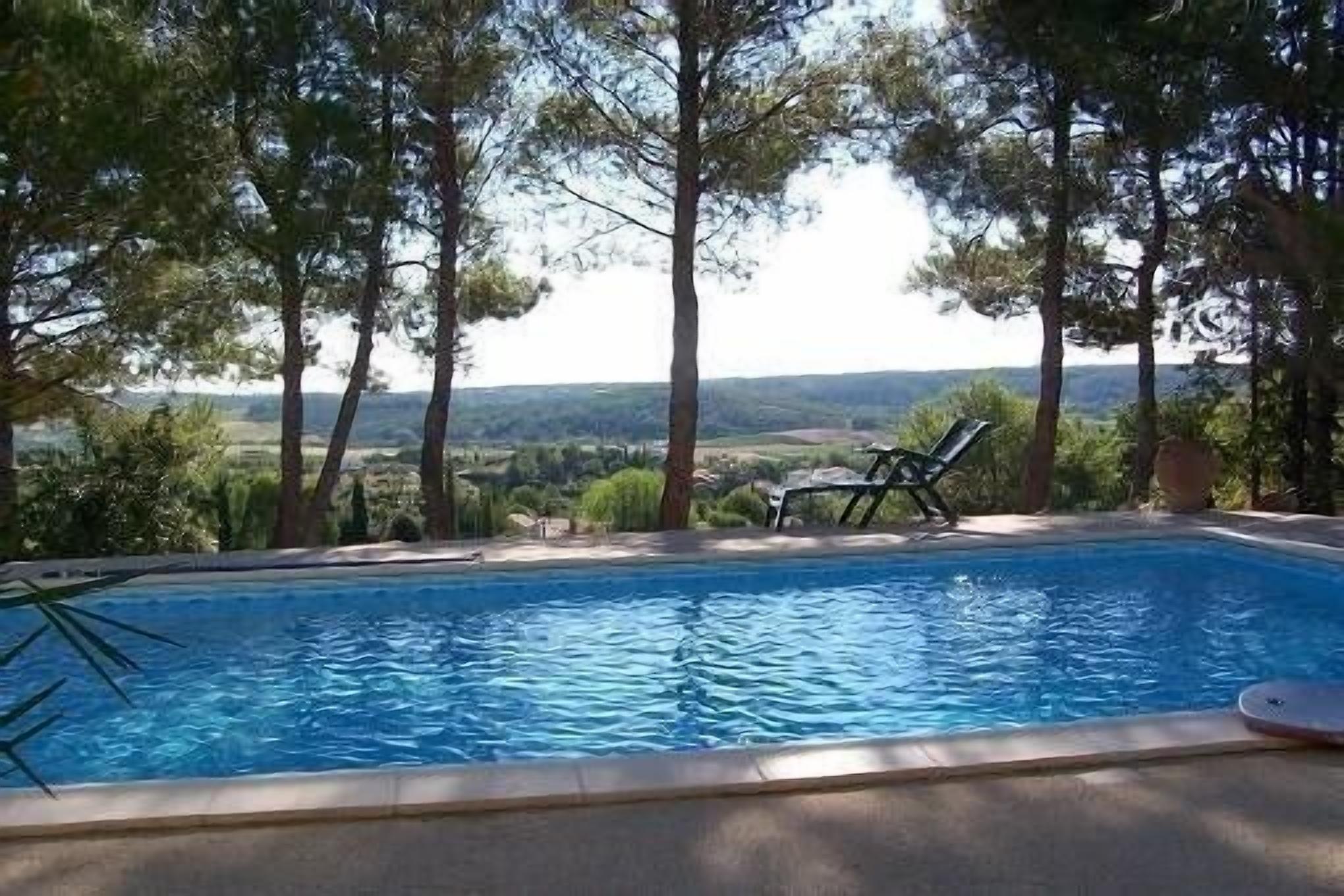 Independent apartment in Languedoc villa with panoramic views