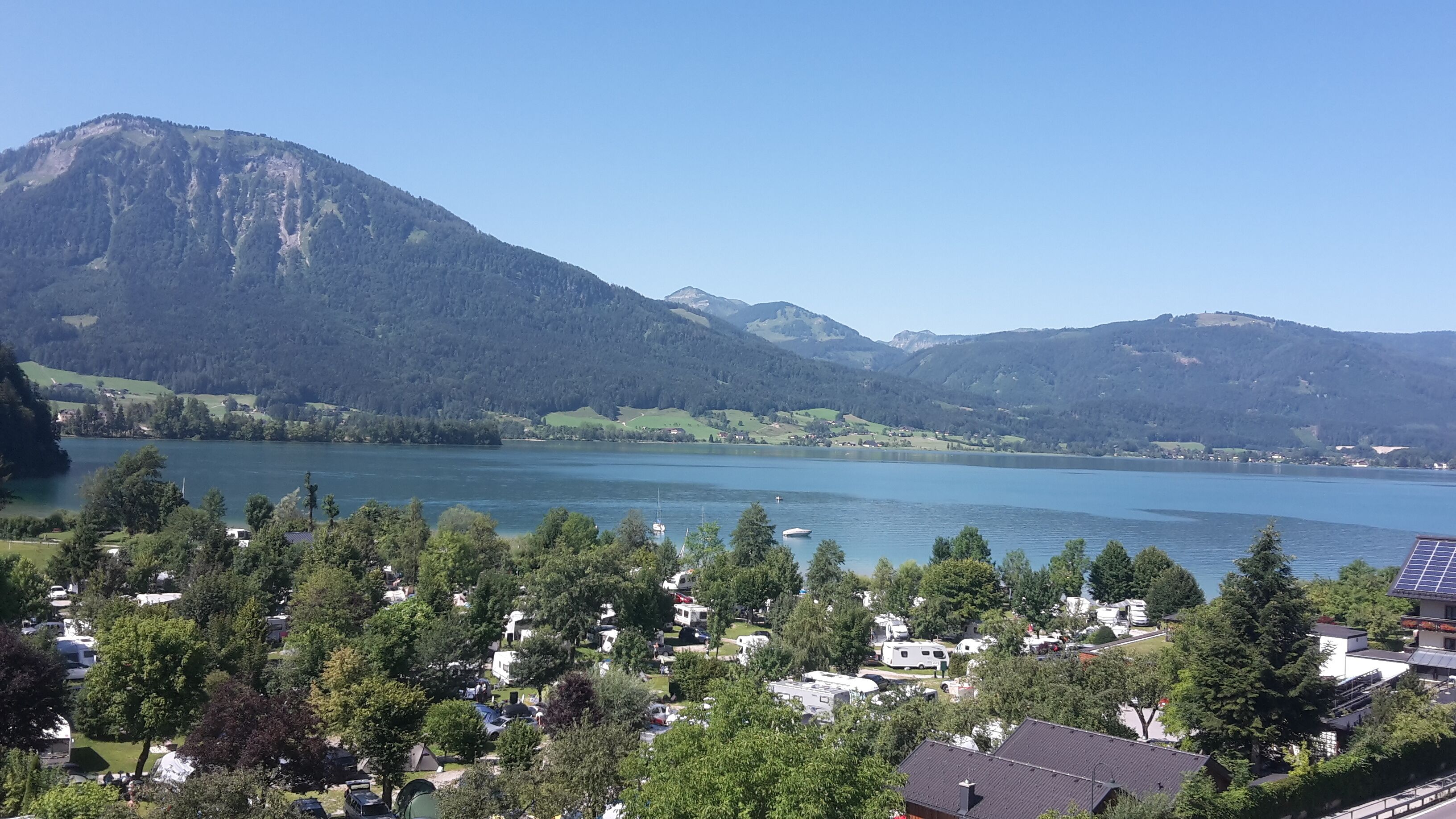 Fantastic view of the Wolfgangsee