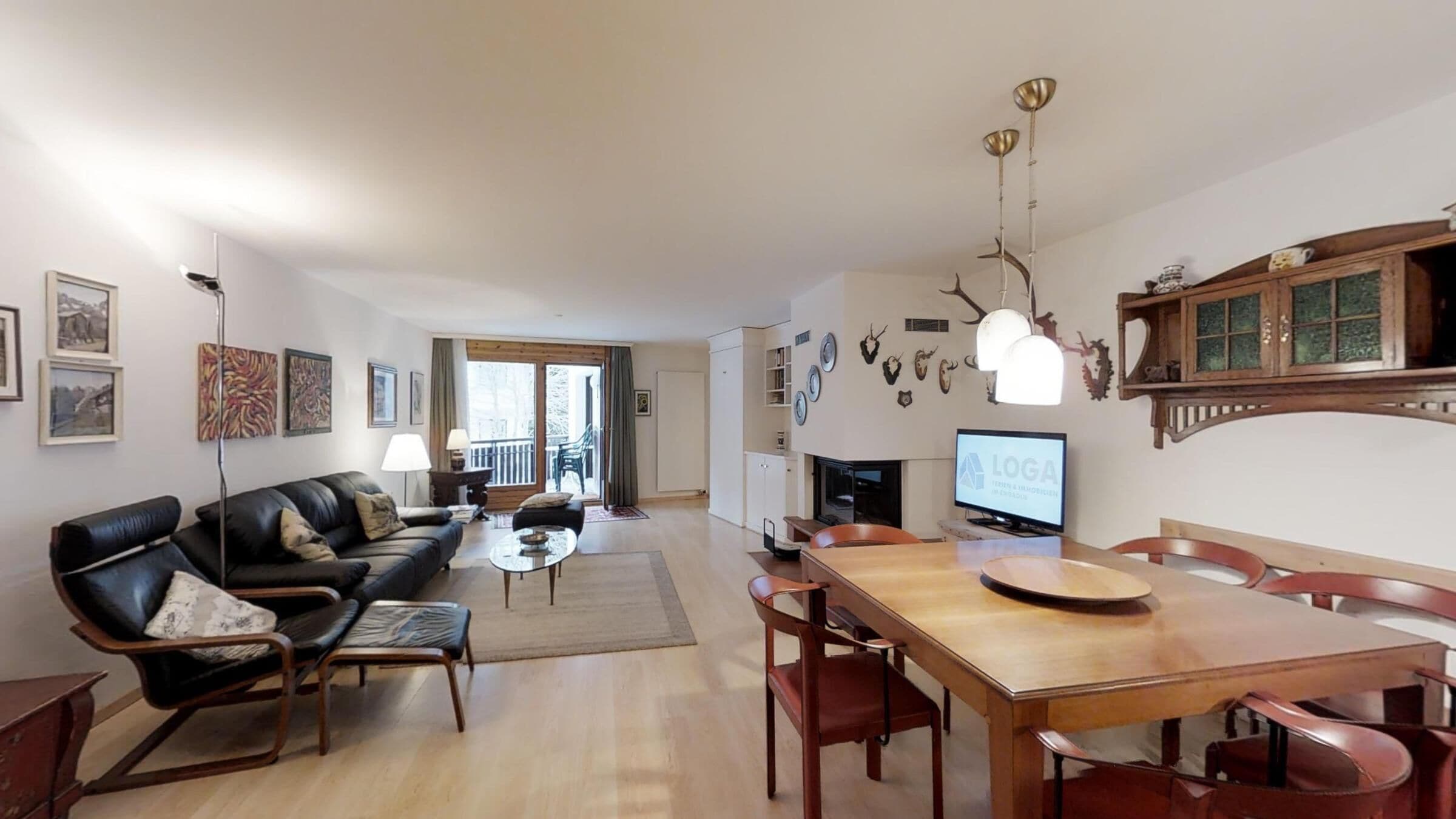 Nice and quiet 3-room apartment on the raised ground floor (no direct access to