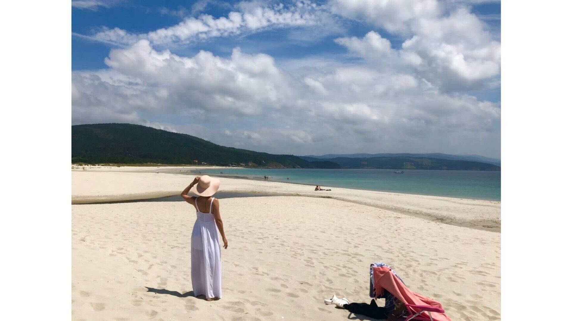 First line beach and surrounded by nature
