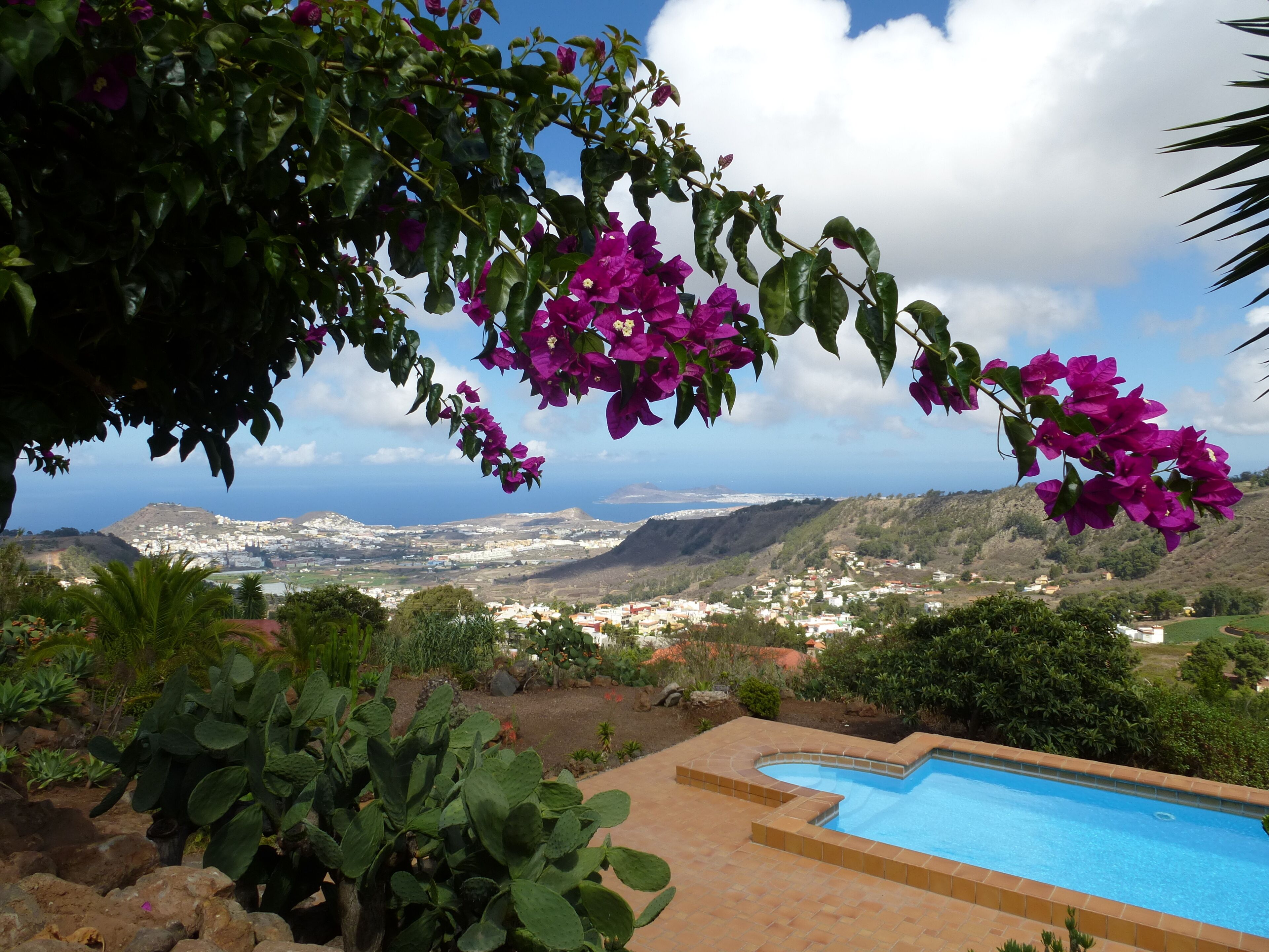 Fantastic sea view - Arucas and Las Palmas with wellness / sauna