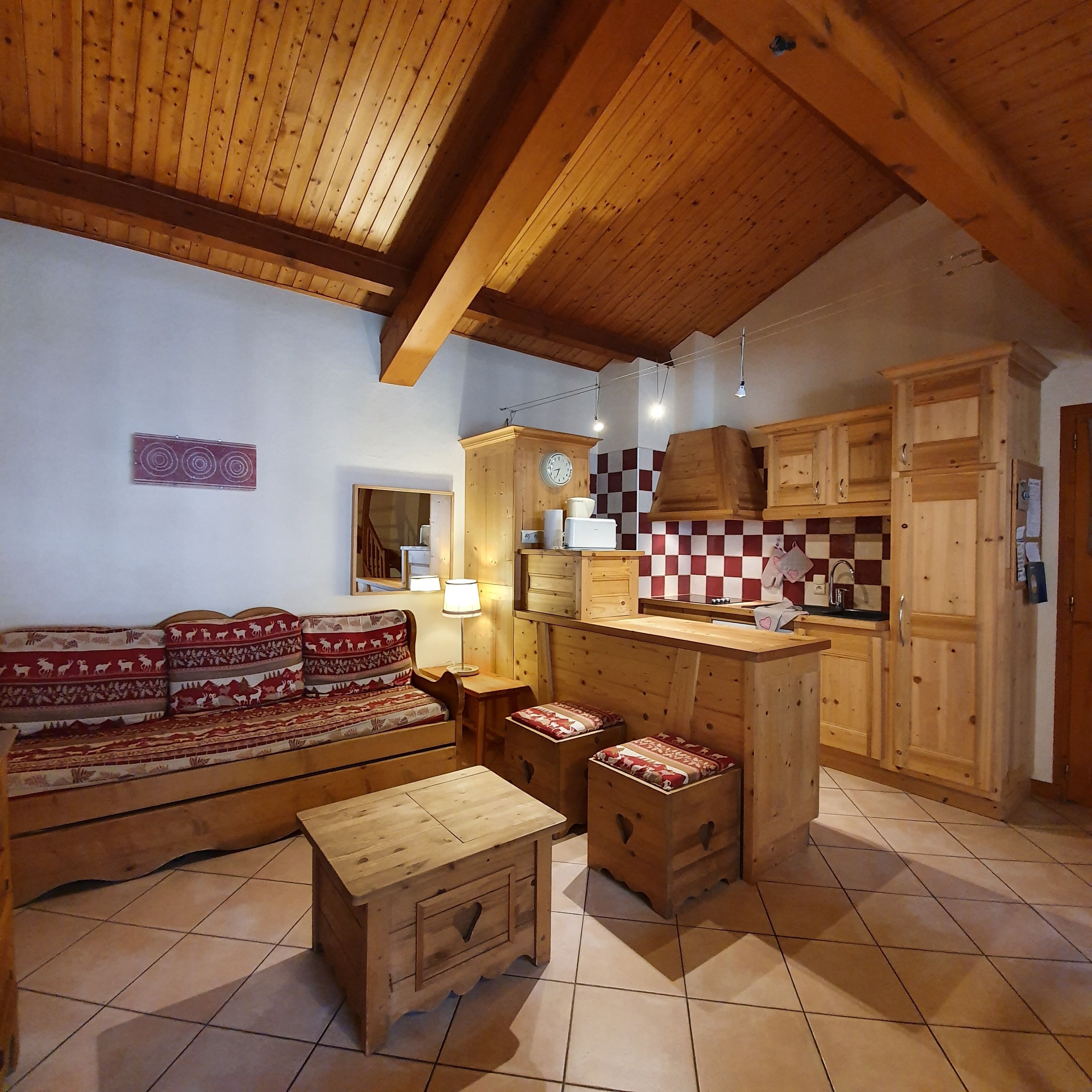 Apartment 7 people very warm in the center of Val Cenis station