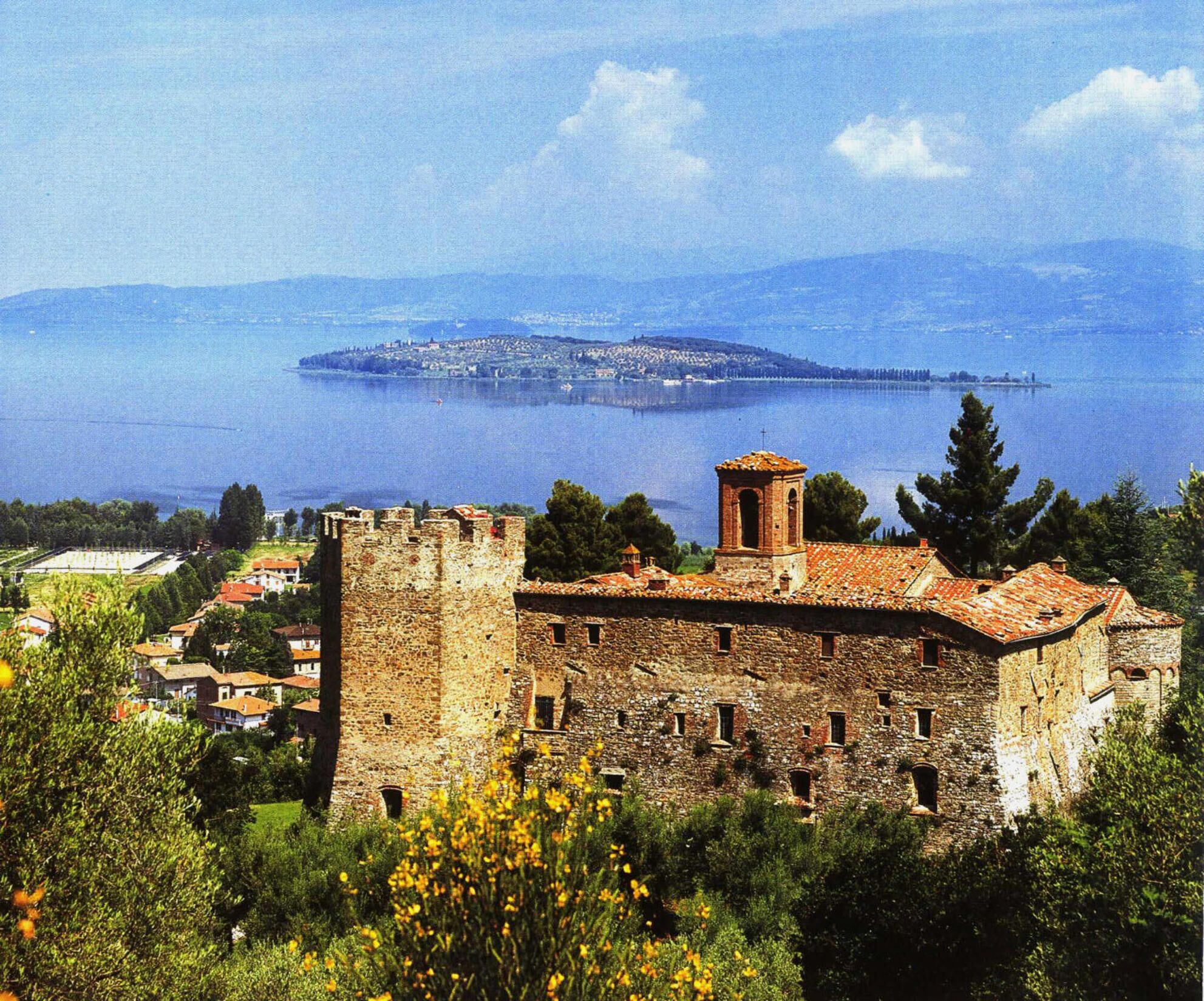 Umbria - Sant'Arcangelo's Abbey on Trasimeno Lake