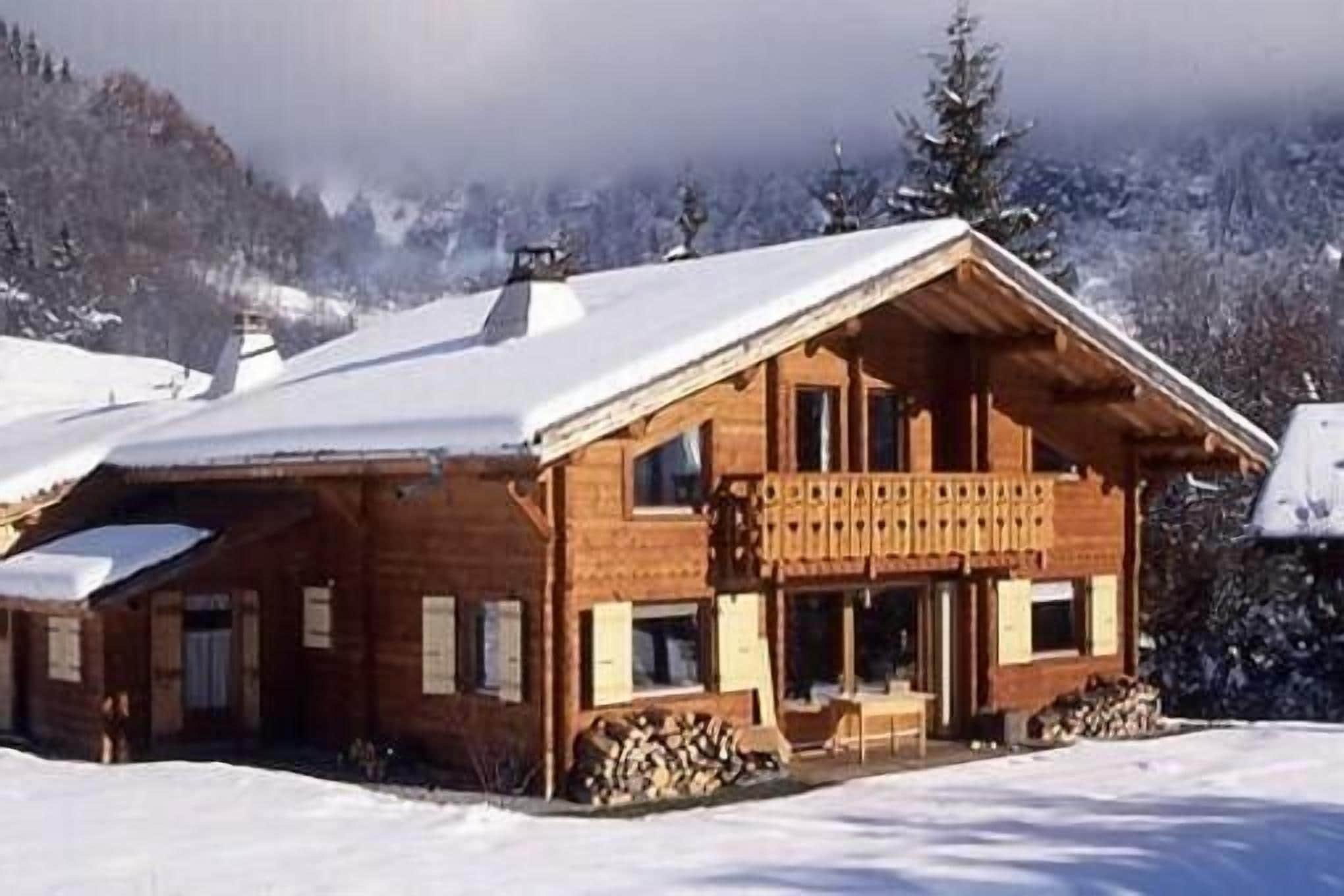 Garden charming appartment, in front of Mont Blanc range