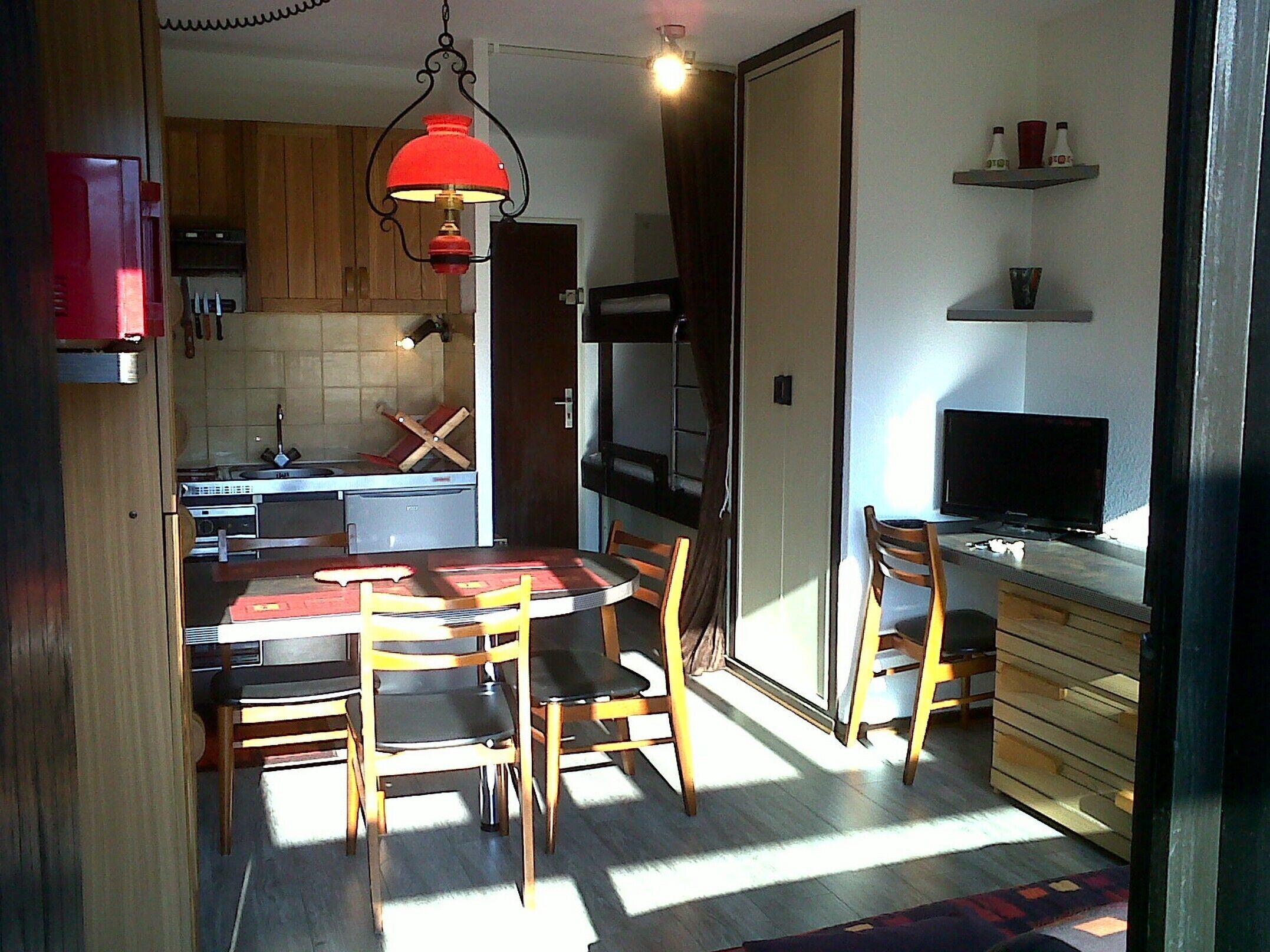 Studio with terrace - Les Brasses ski resort