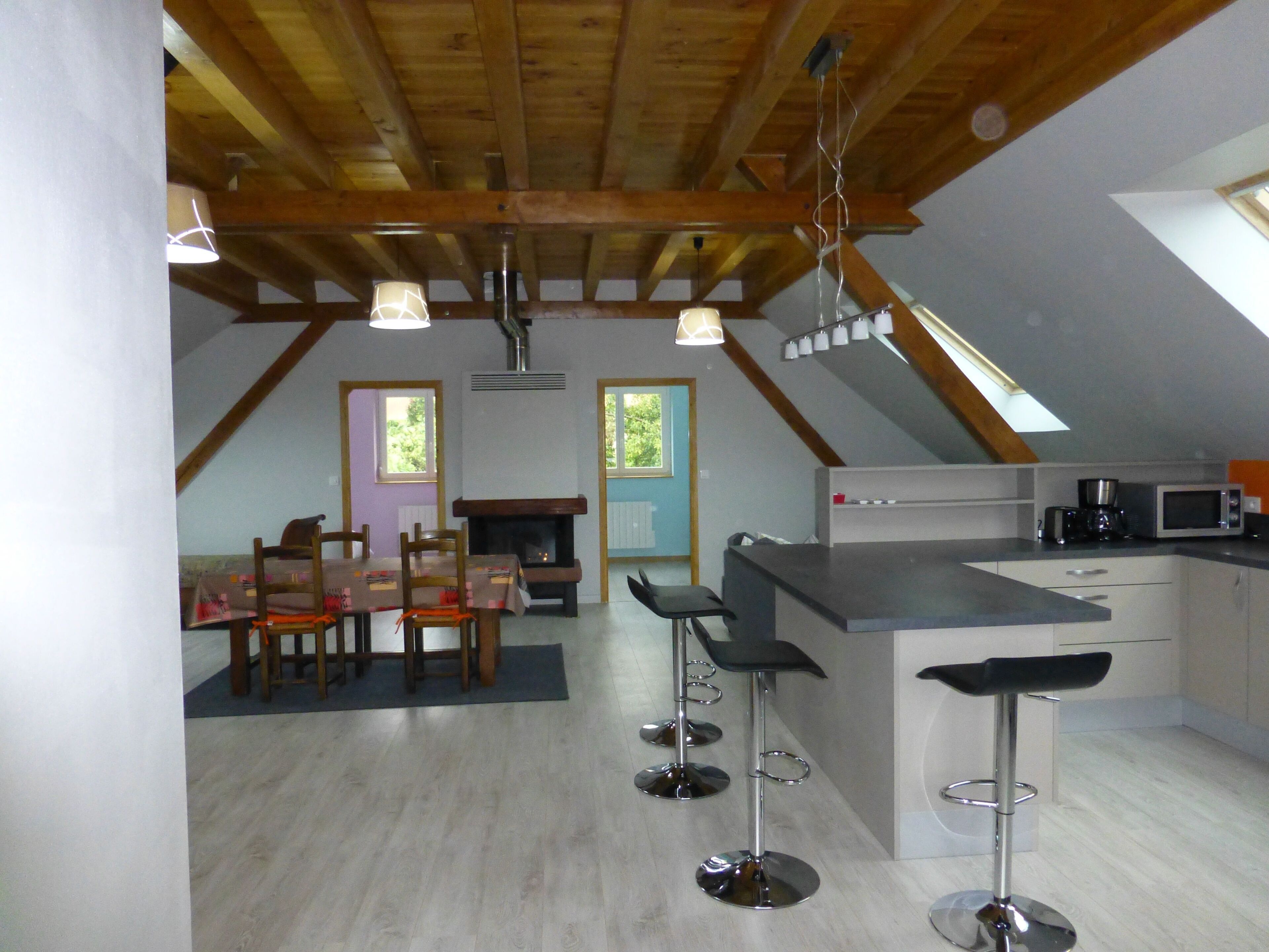 Spacious, quiet, with garage on the wine route, near Strasbourg and Obernai.