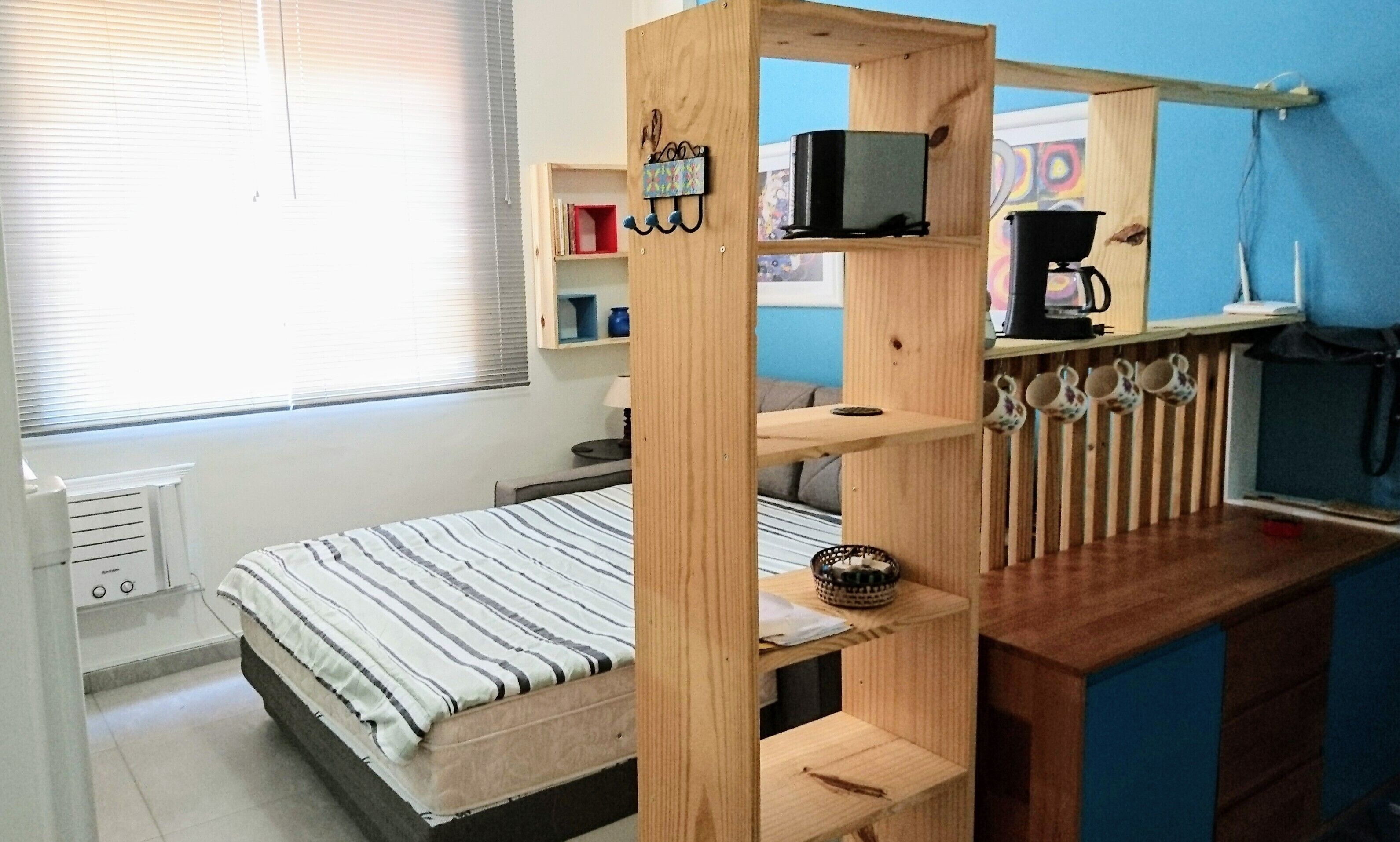 Excellent studio, quiet, clear and with beautiful view
