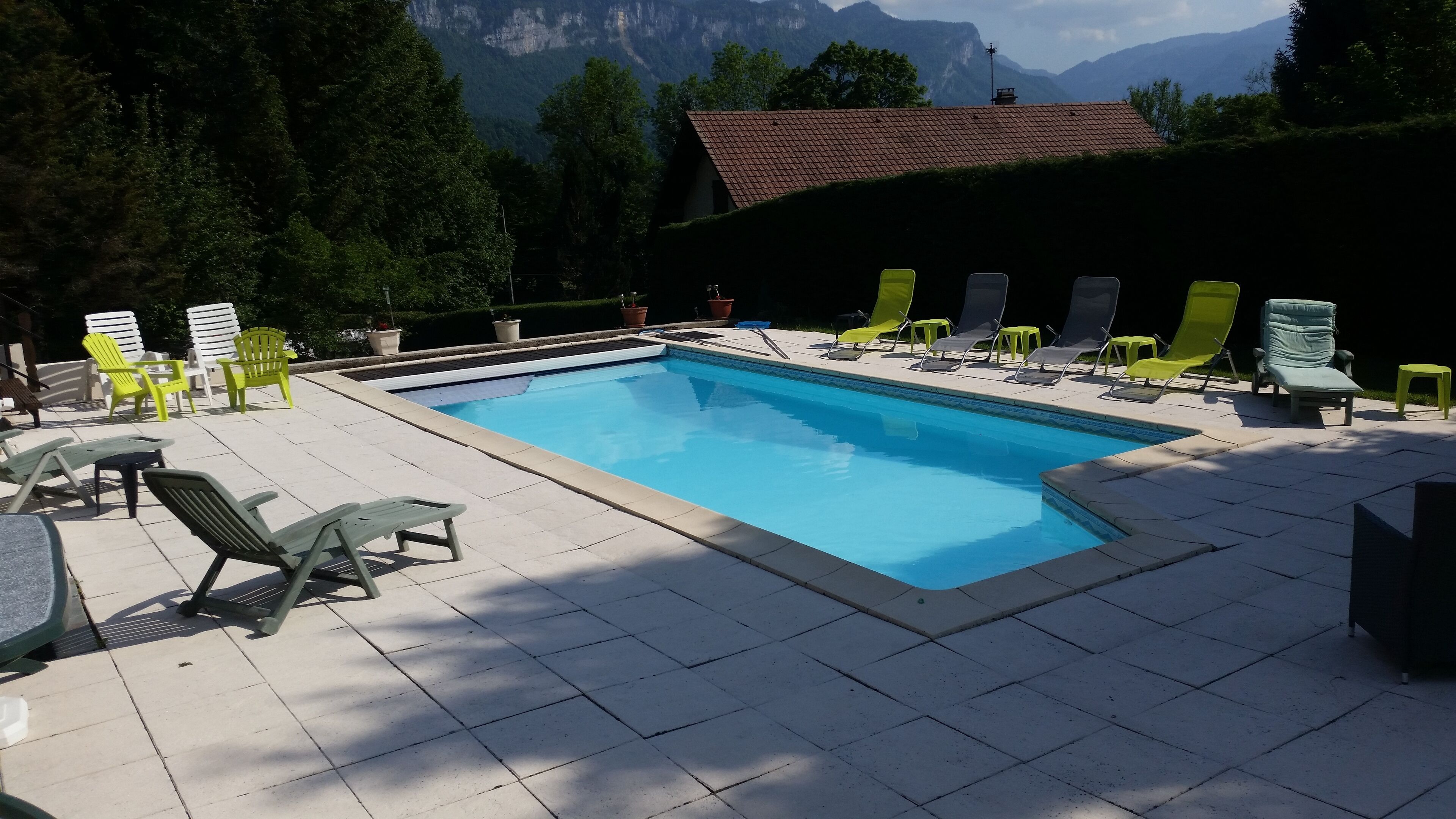 80m2 apartment on the 1st floor in villa