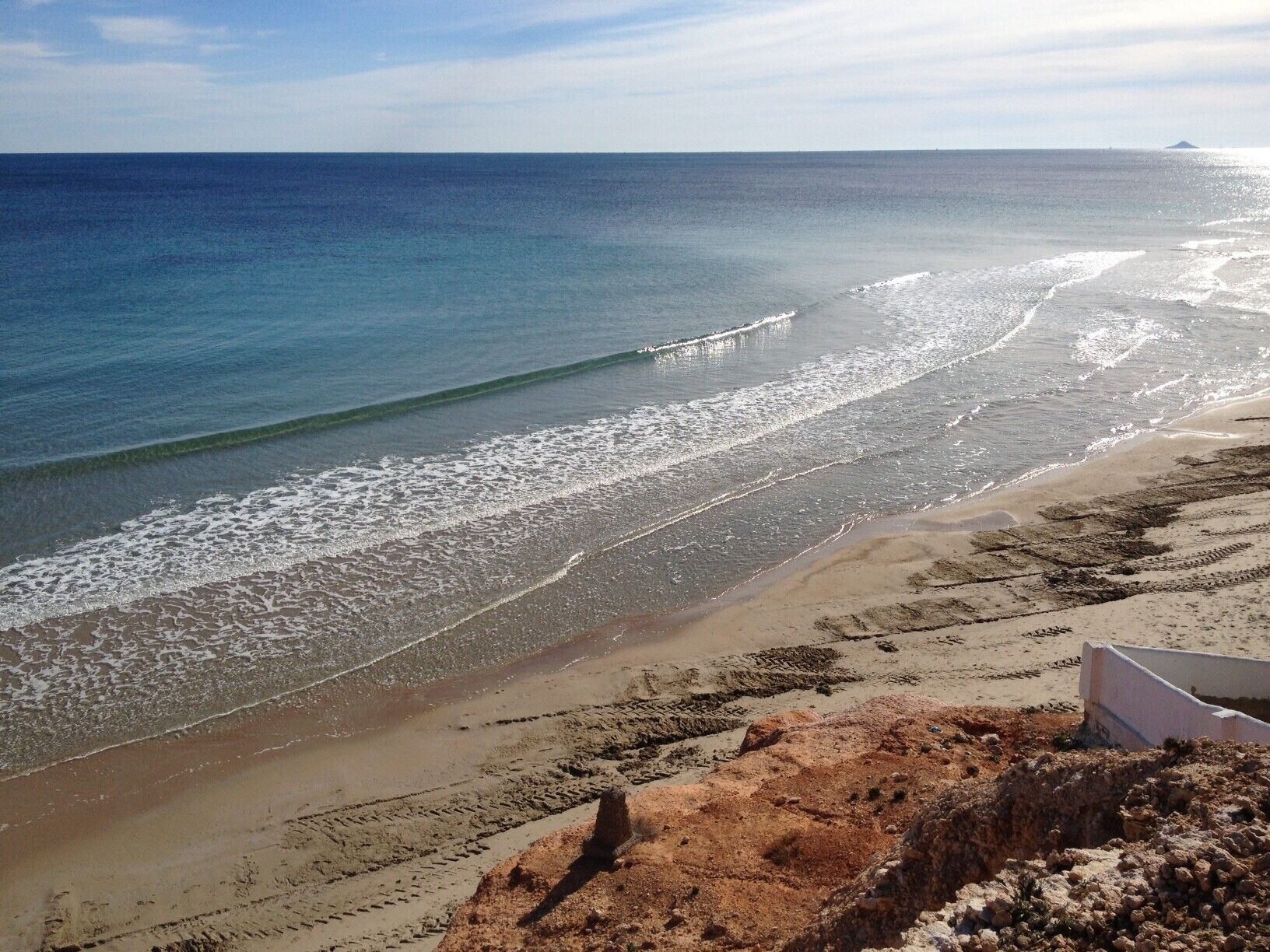 MIL PALMERAS, Orihuela Costa, directly on the beach, TOP sea view, comp. Balcony, elevator