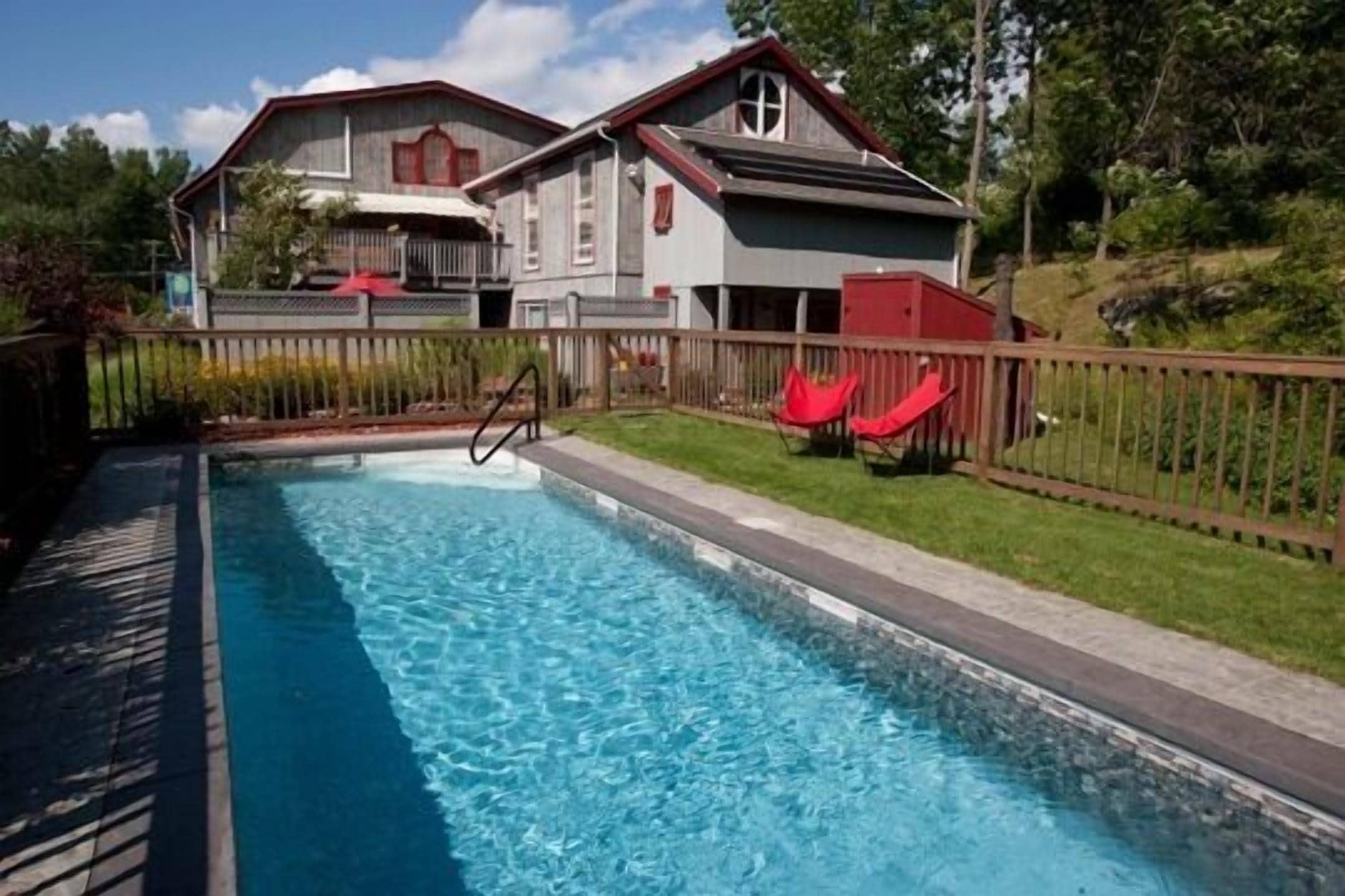 FARM-TO-TABLE eating, a good hot tub soak, S'mores around the FIRE PIT!