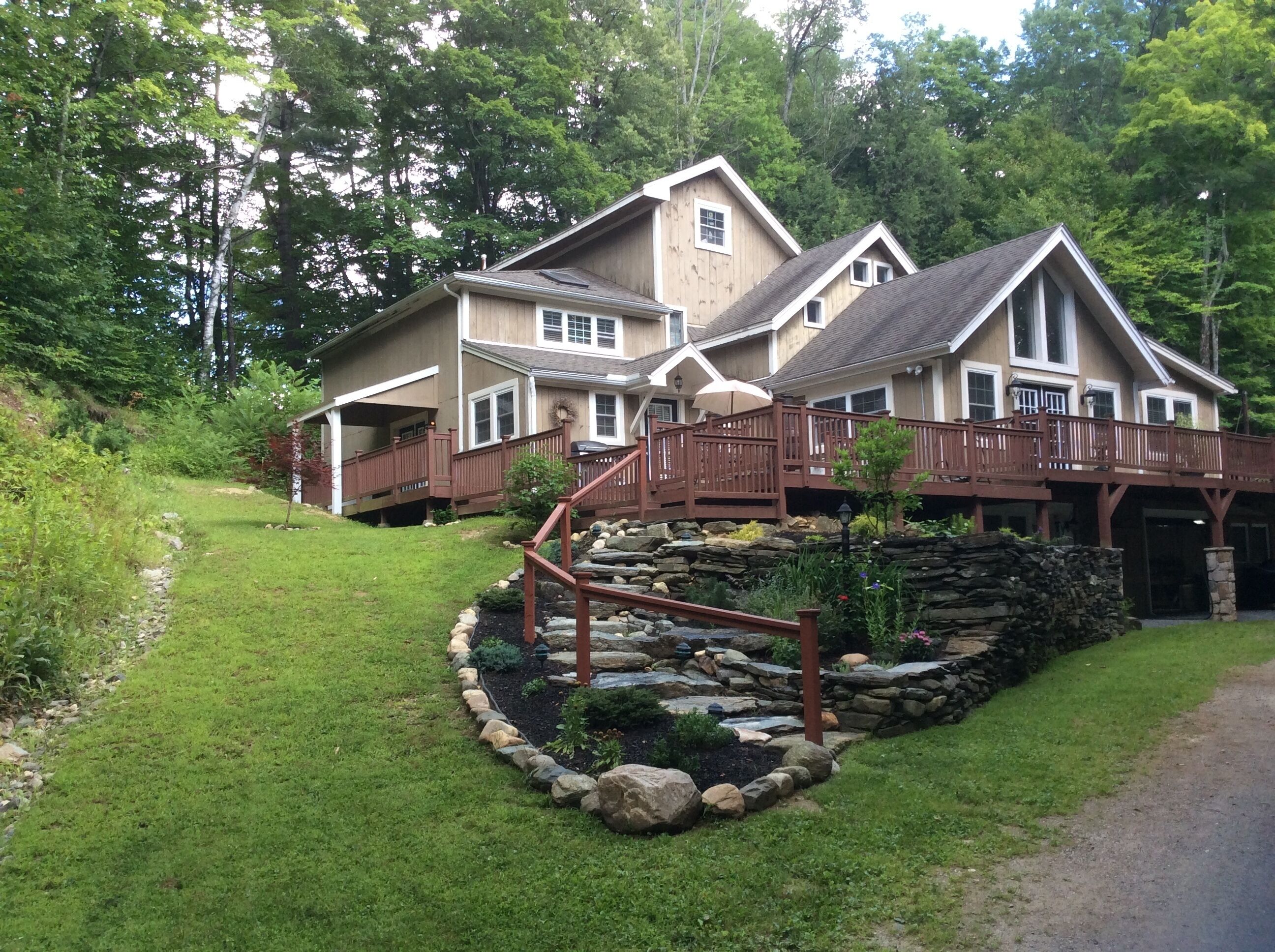 Hidden gem at base of ski mountain.