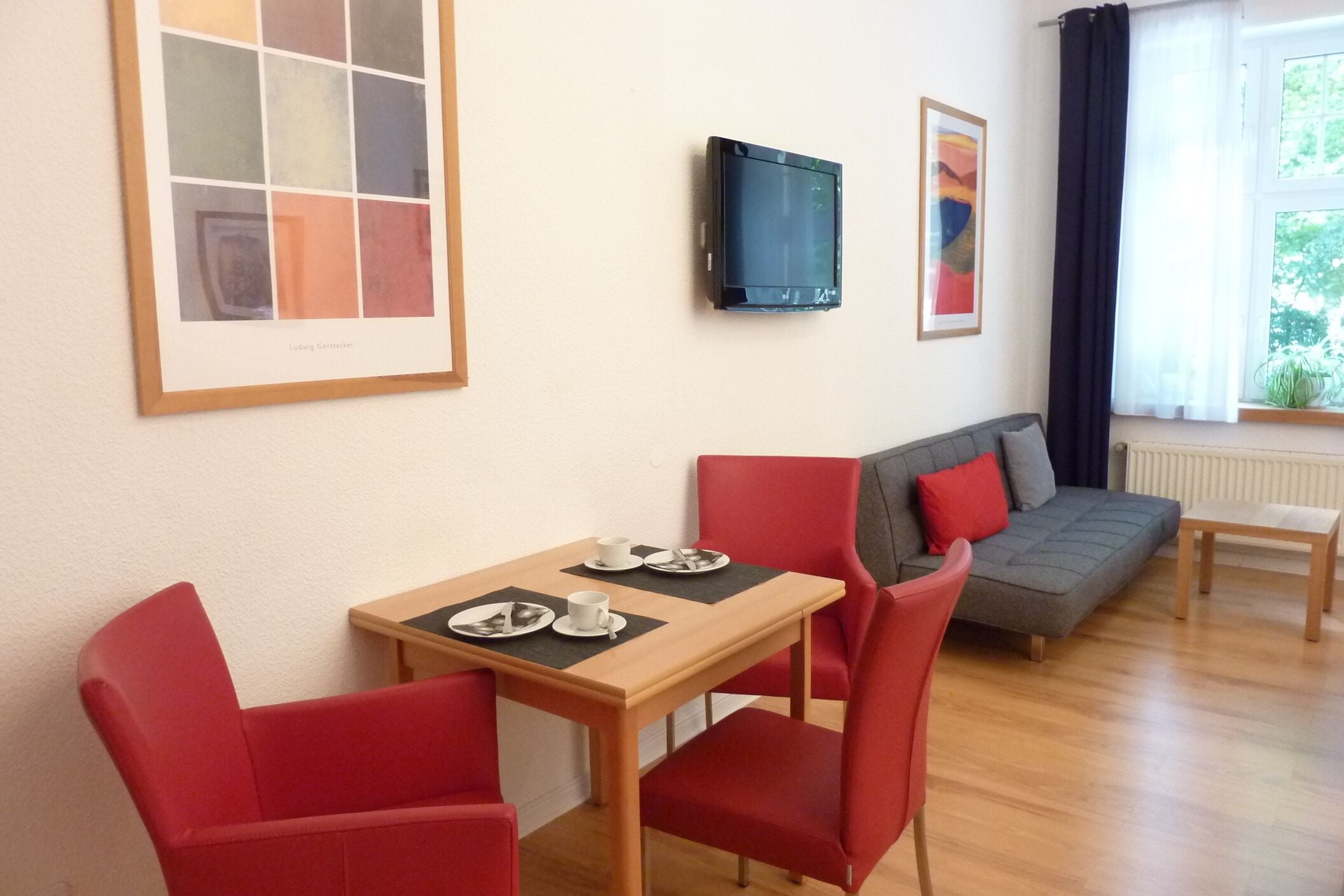 Lessing apartment central and quiet in Düsseldorf for 1 to 3 people