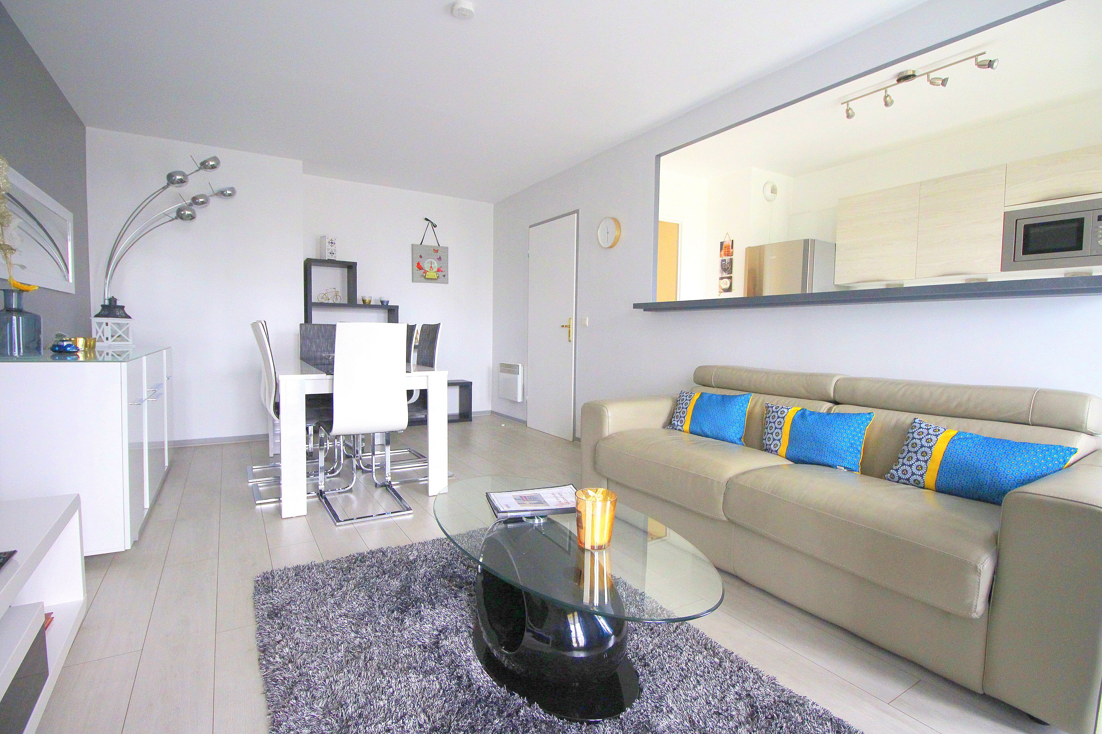 Modern apartment 6pax district RER Val d'Europe (FONTAINE 2)