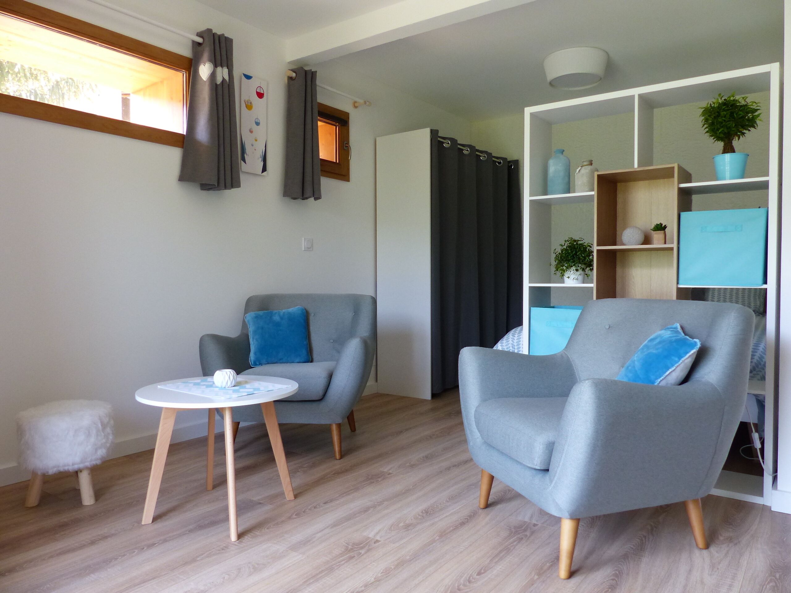 Charming studio with exceptional view in the heart of a small mountain village